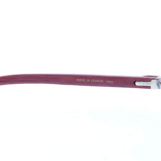 Cartier CT 3524012 Wood Sunglasses In Gold Gradient Blue - DesignerGu