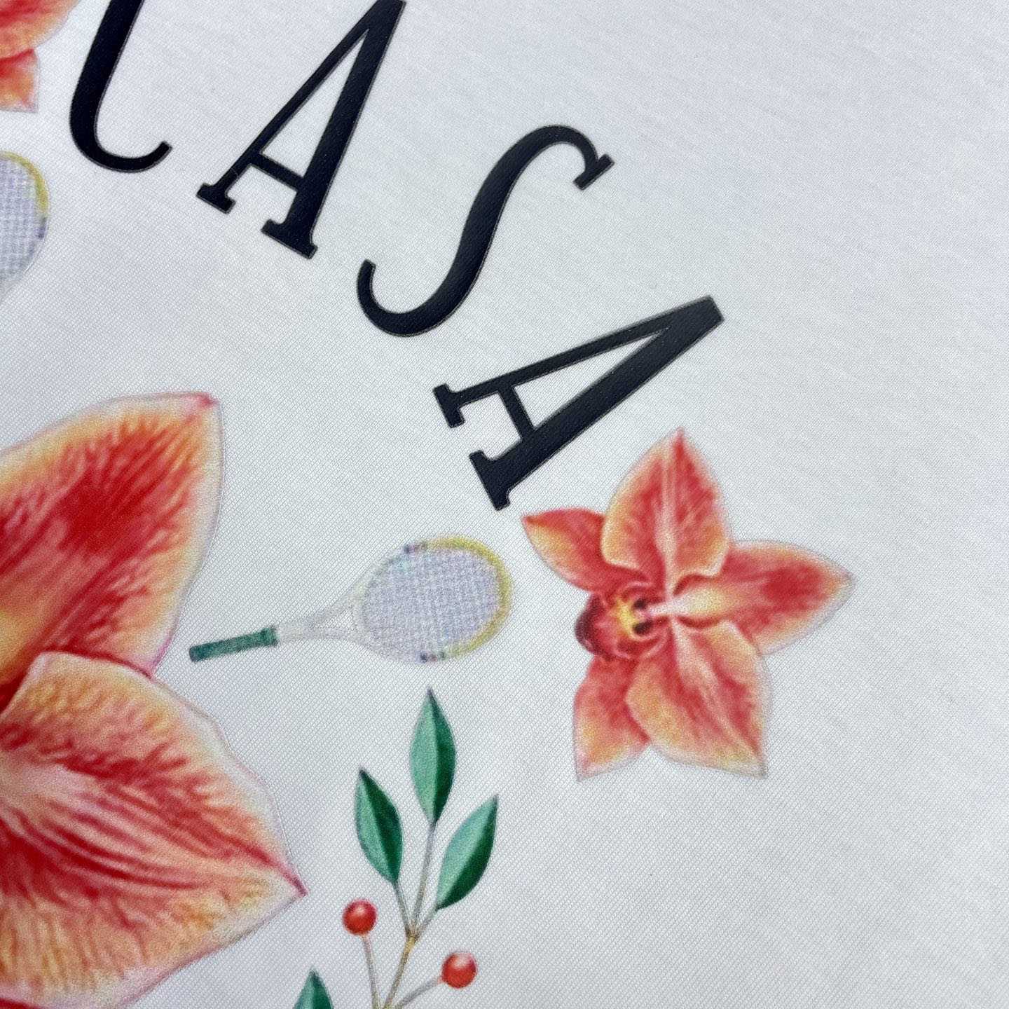 Casablanca Orchid Logo Short Sleeve T‑Shirt C1134 - DesignerGu