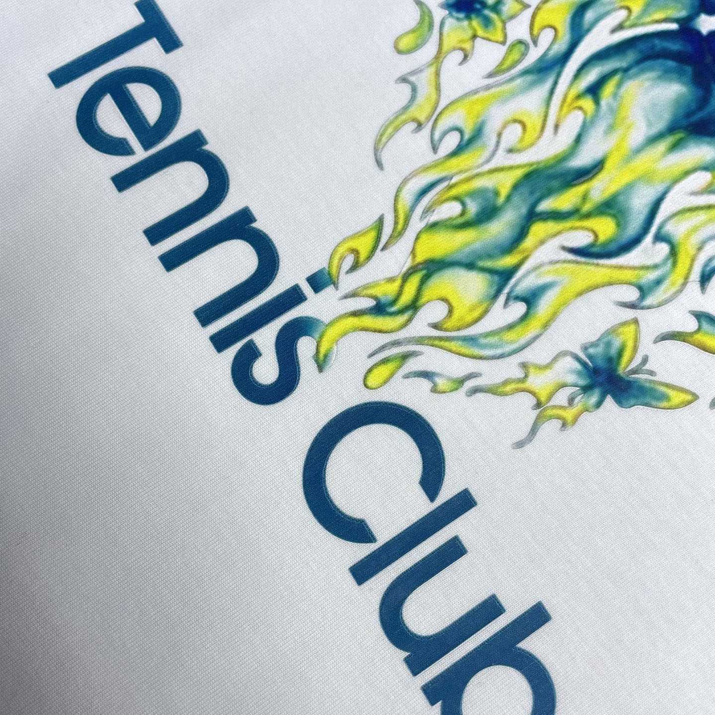 Casablanca White Tennis Club Icon Short Sleeve T‑shirt C1122 - DesignerGu