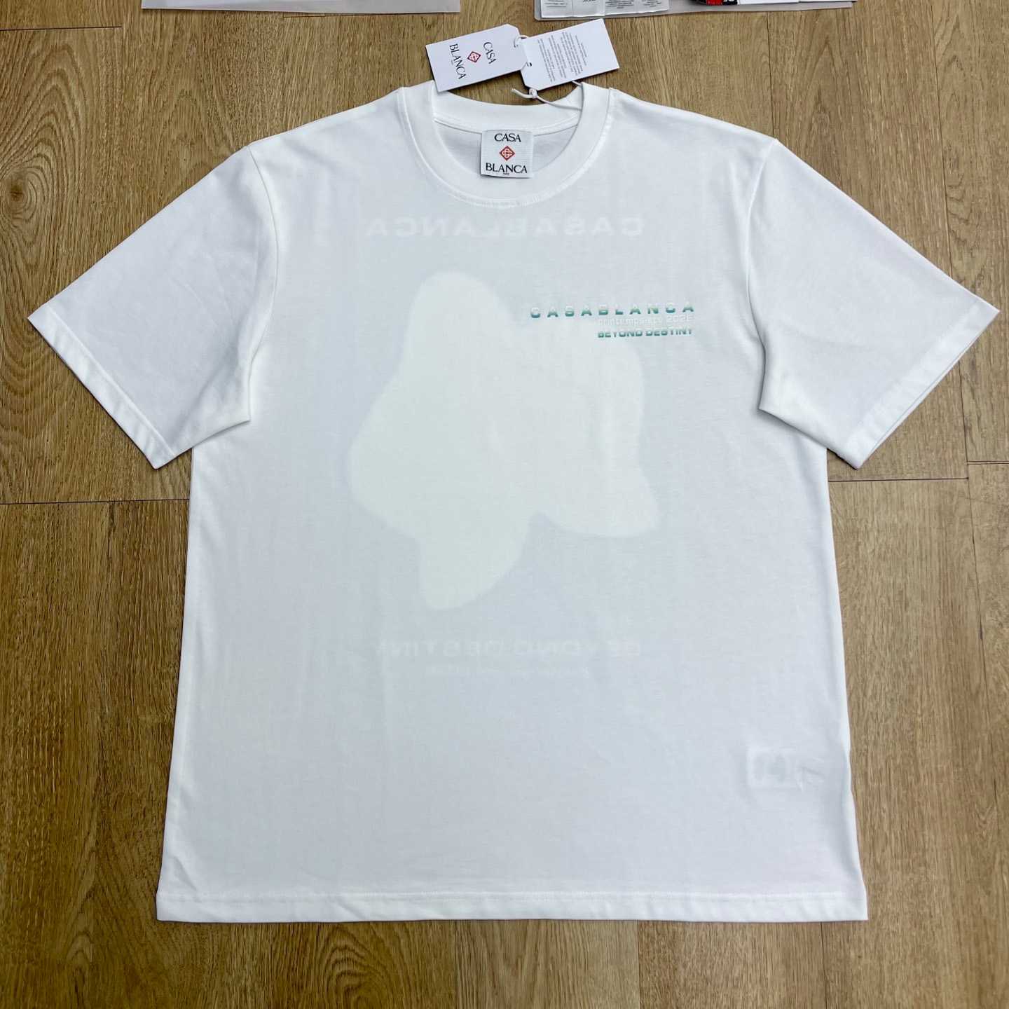 Casablanca GLITCH ORCHID OVERSIZED SHORT SLEEVE T‑SHIRT C1110 - DesignerGu