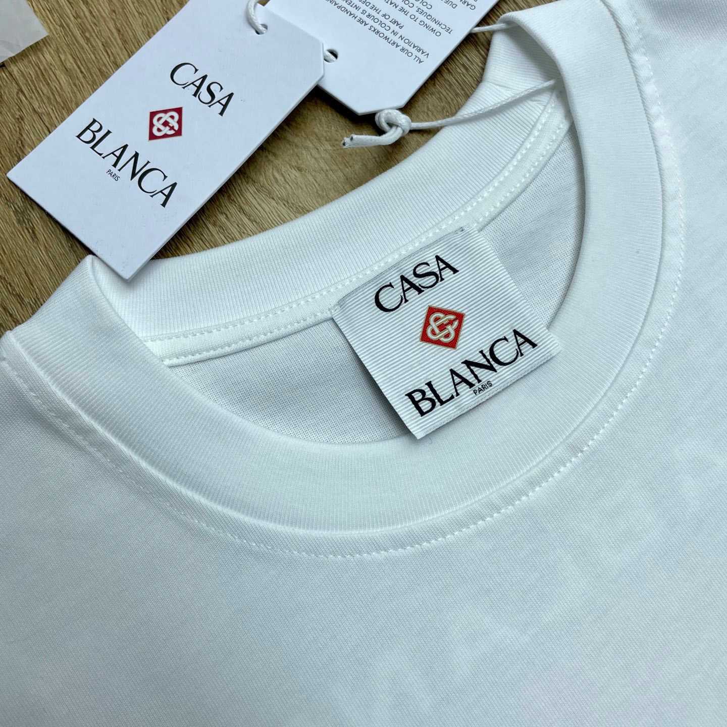 Casablanca GLITCH ORCHID OVERSIZED SHORT SLEEVE T‑SHIRT C1110 - DesignerGu