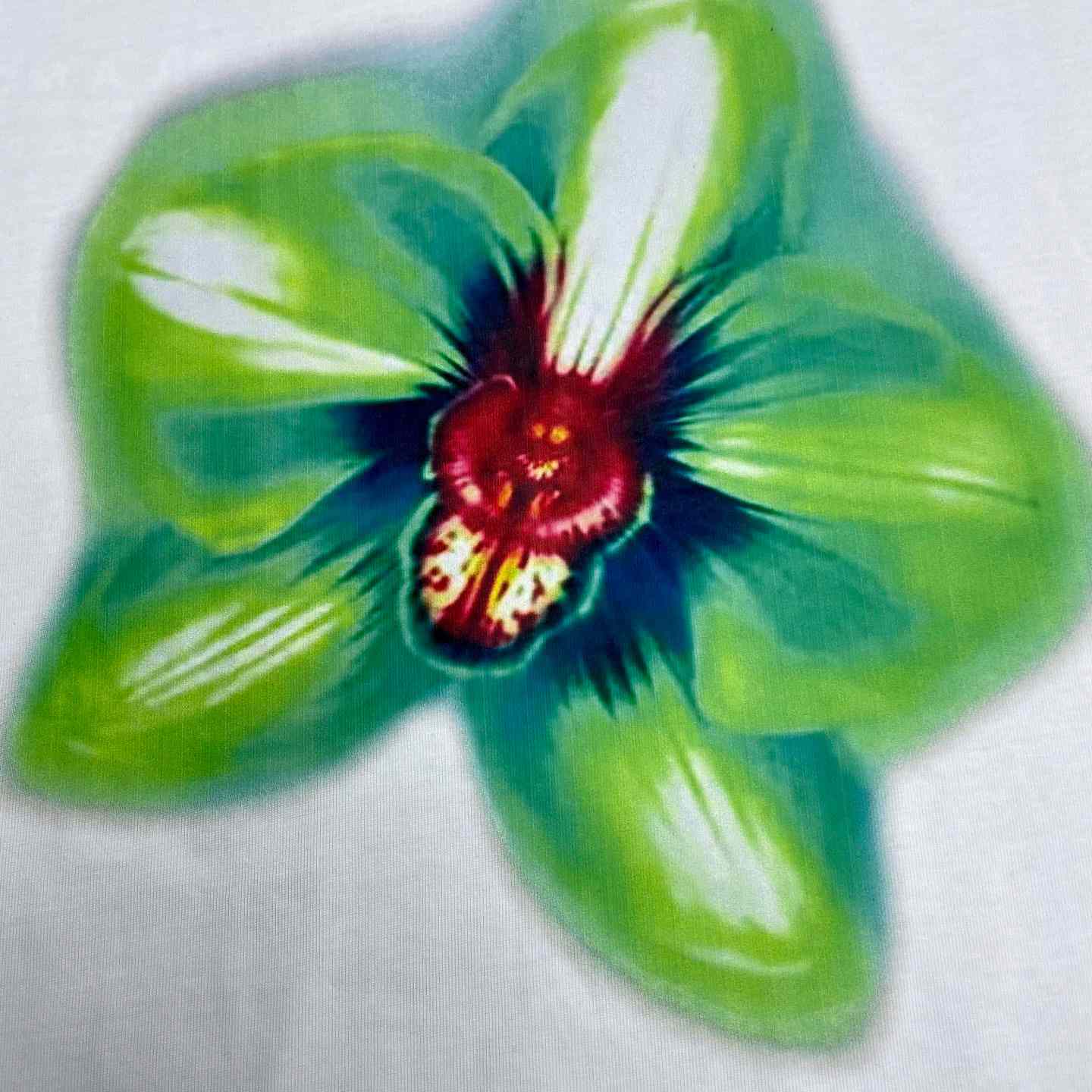 Casablanca GLITCH ORCHID OVERSIZED SHORT SLEEVE T‑SHIRT C1110 - DesignerGu