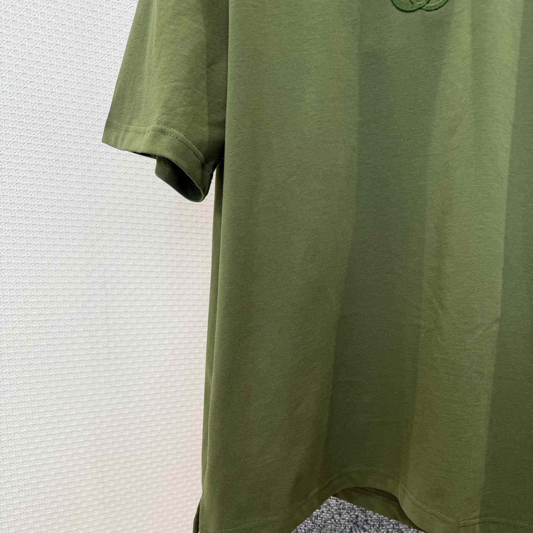 Gucci Cotton Jersey T-shirt With Embroidery - DesignerGu