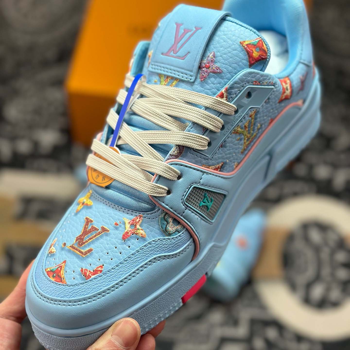 Louis Vuitton LV Trainer Sneaker - DesignerGu