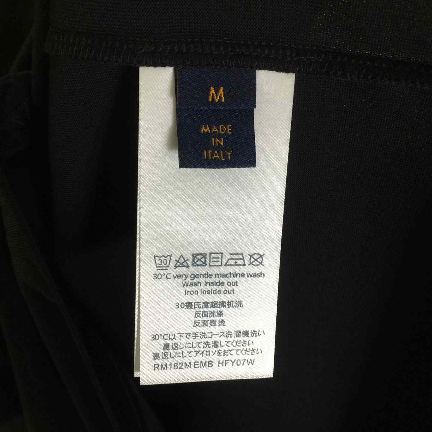 Louis Vuitton Logo Cotton T-Shirt  - DesignerGu