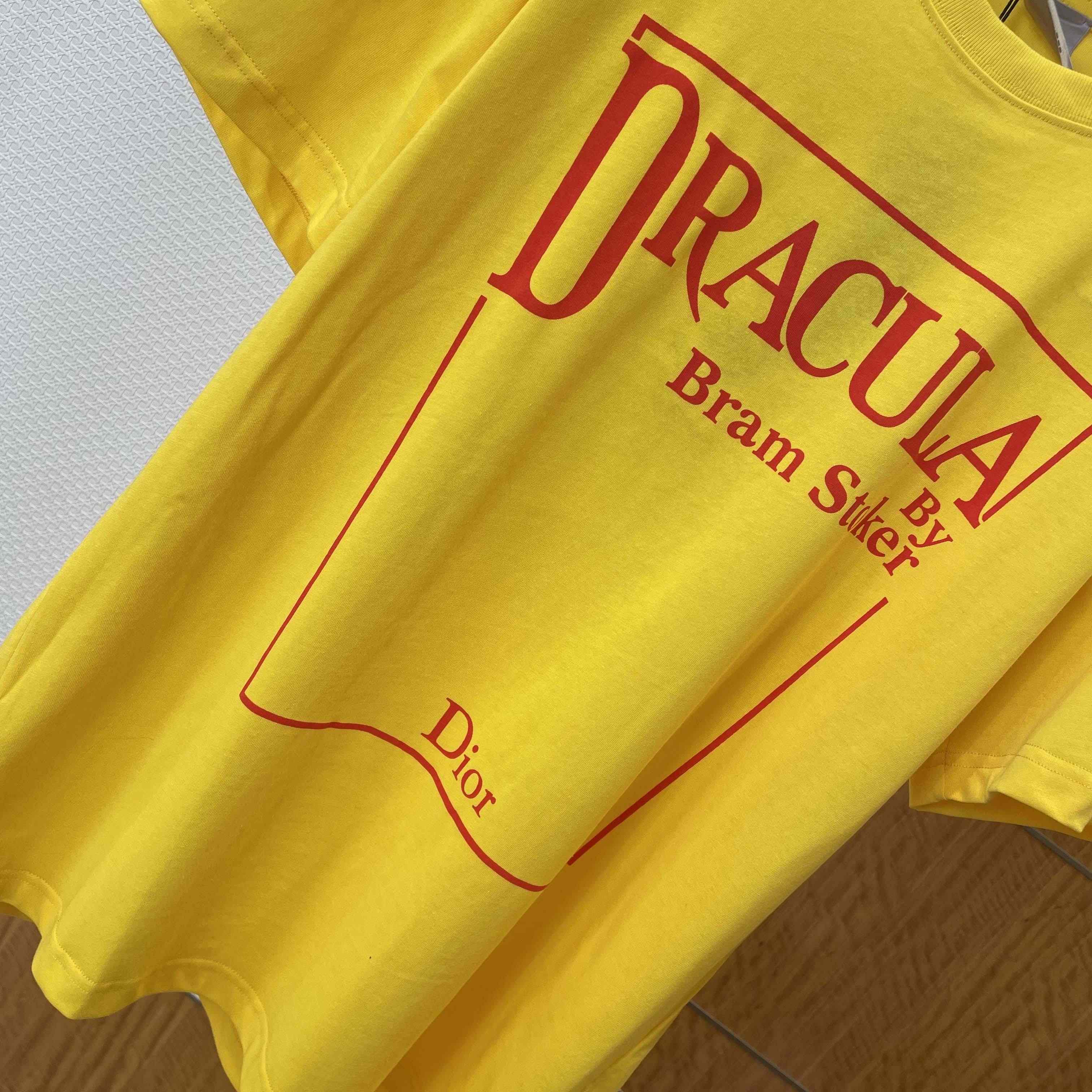 Dior T-Shirt with Book Cover Embroidery - DesignerGu