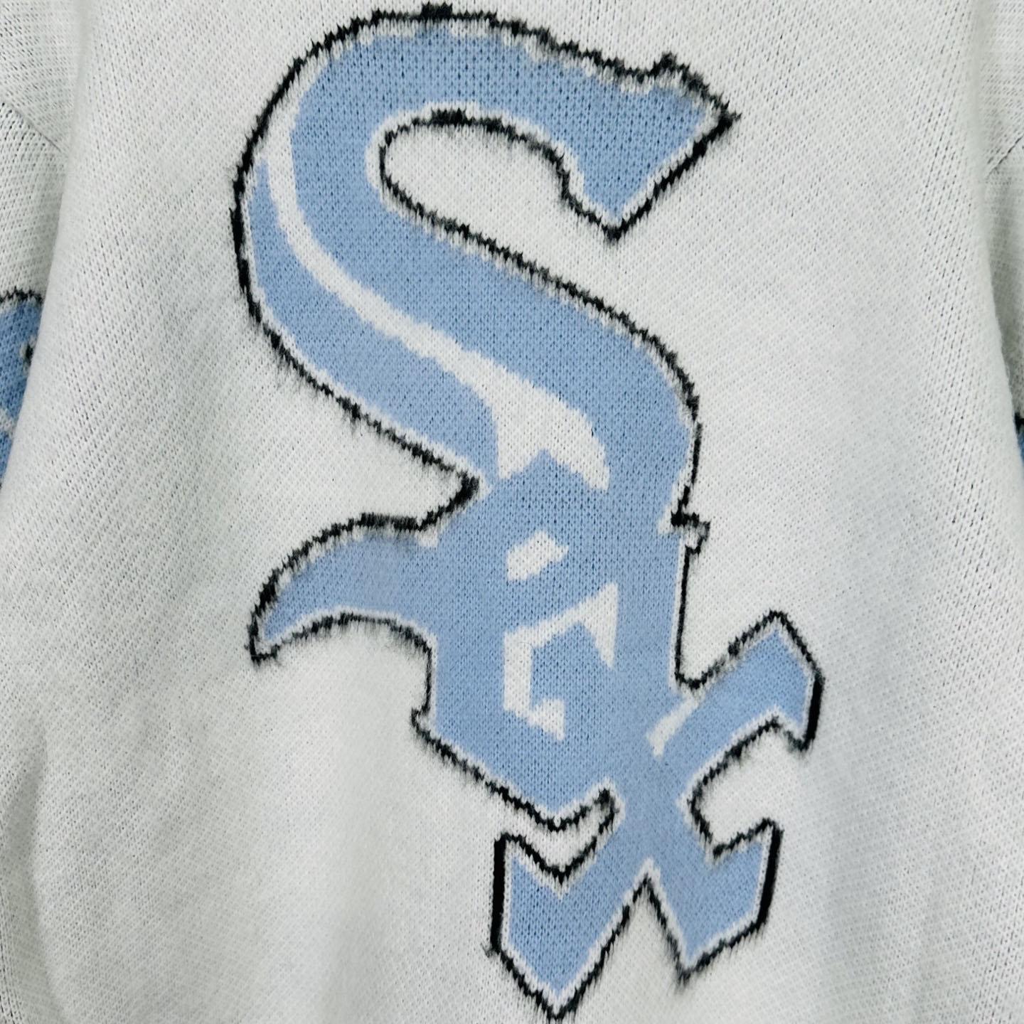 Supreme x Chicago White Sox Zip Up Hooded Sweater 'White' - DesignerGu