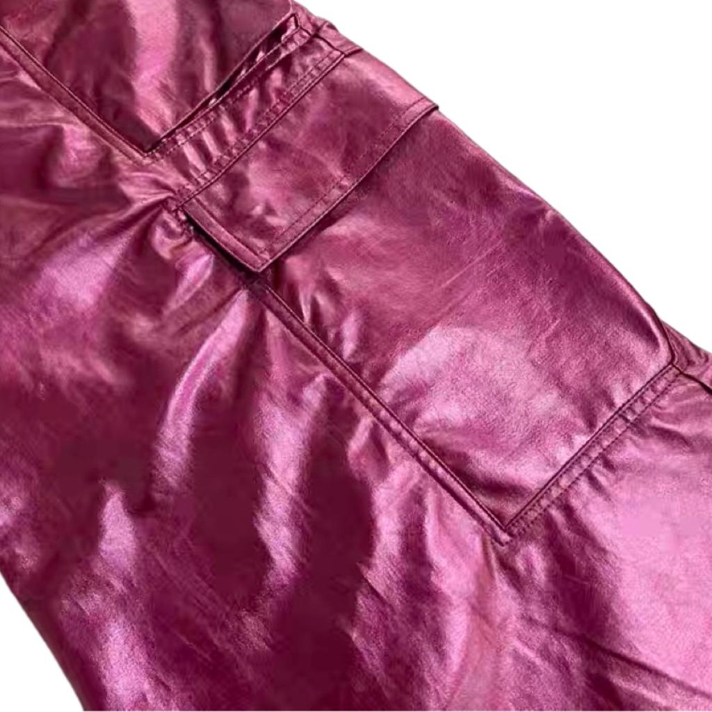 Rick Owens Pink Cargobelas Cargo Pants - DesignerGu