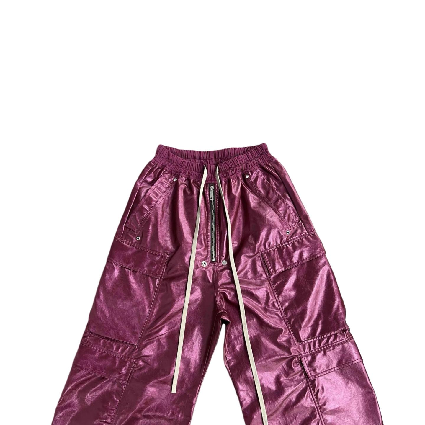 Rick Owens Pink Cargobelas Cargo Pants - DesignerGu