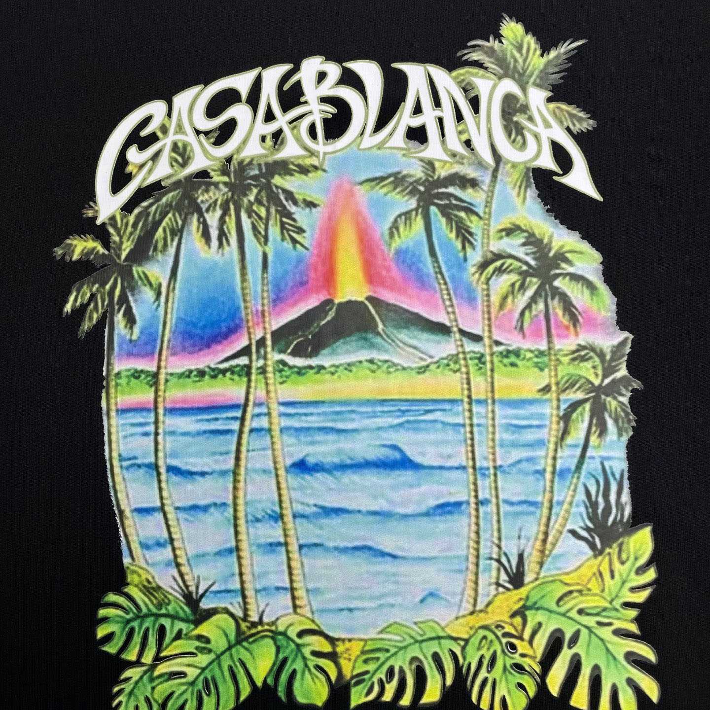 Casablanca Volcano Short Sleeve T‑Shirt C1131 - DesignerGu