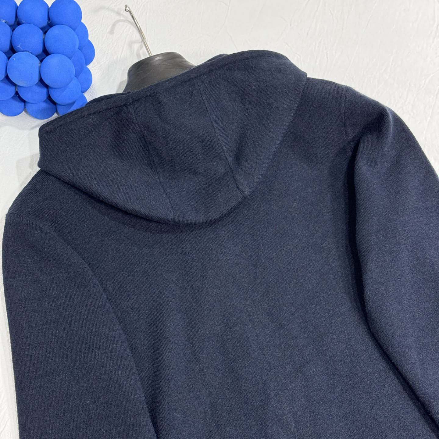 Burberry Cashmere Blend Zip Hoodie - DesignerGu