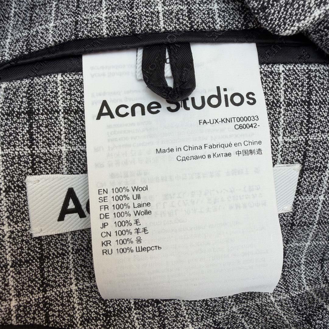 Acne Studios Fitted Wool Suit Jacket - DesignerGu