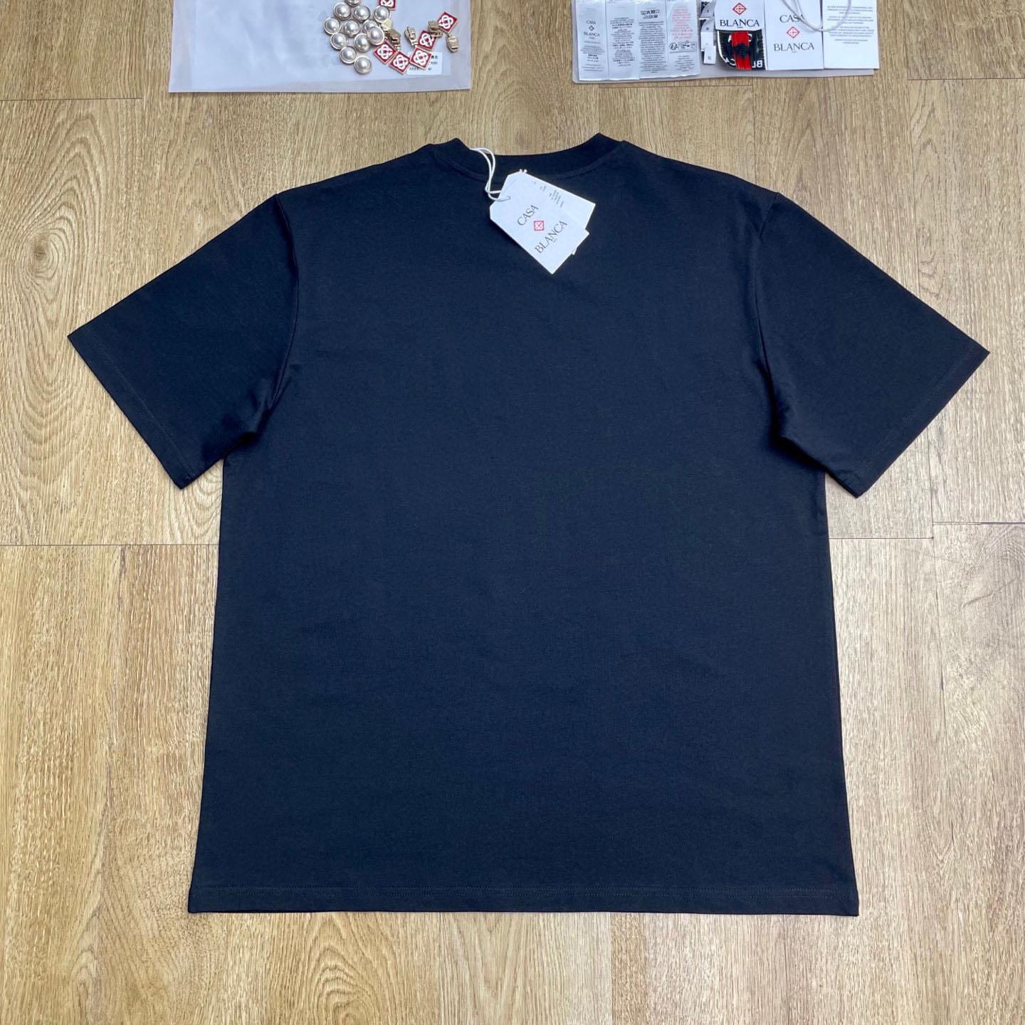 Casablanca Tennis Club Beyond Destiny Short Sleeve T‑Shirt C1133 - DesignerGu