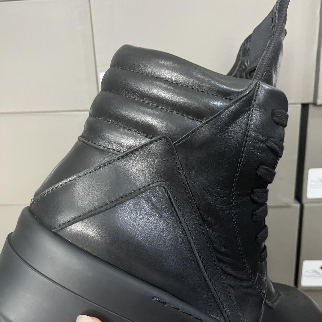 Rick Owens Lace-up High-top Sneakers - DesignerGu