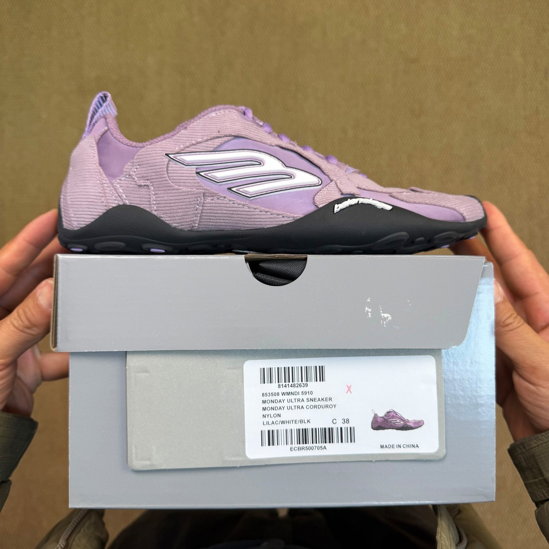 Balenciaga MONDAY ULTRA SNEAKER IN LILAC/WHITE/BLACK - DesignerGu