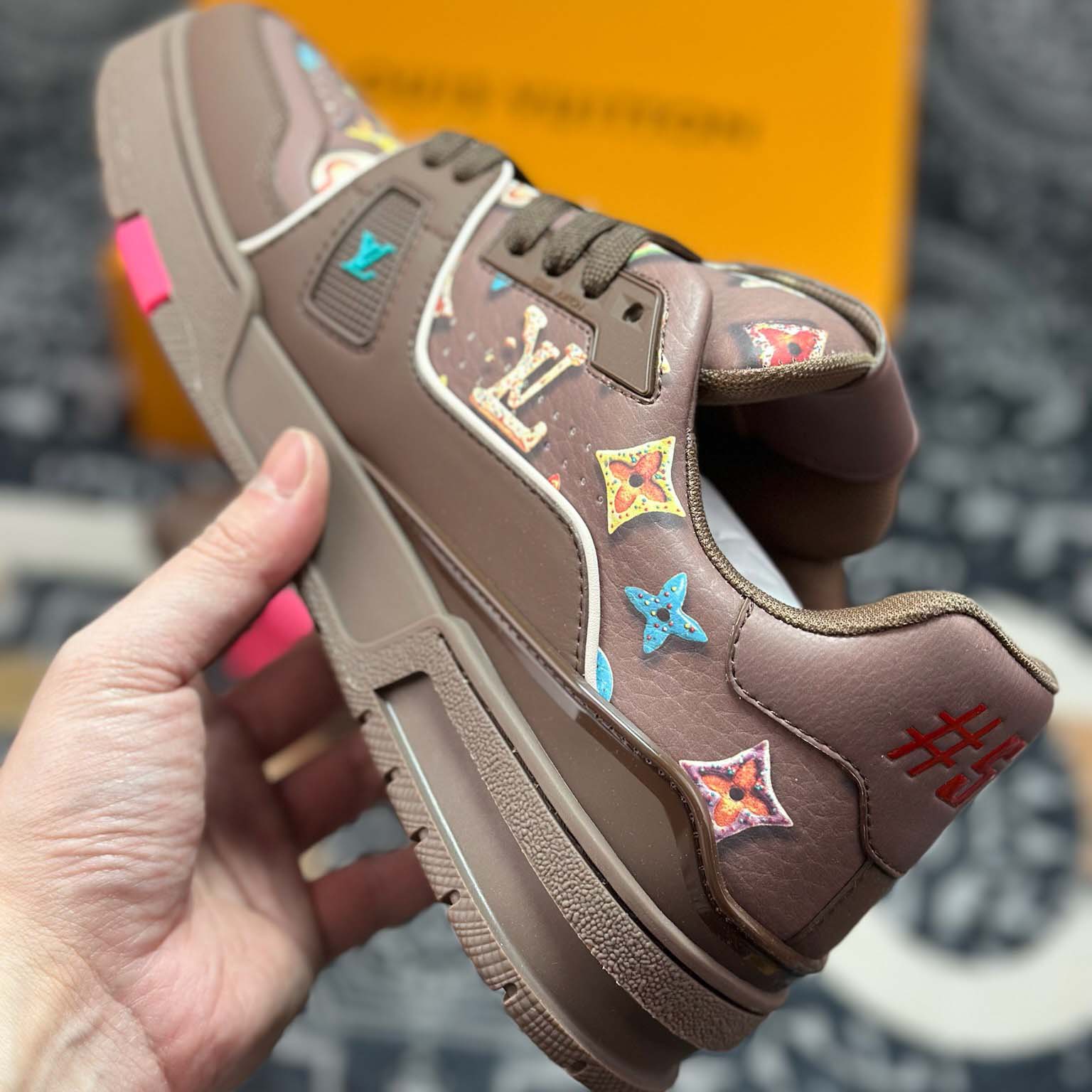Louis Vuitton LV Trainer Sneaker - DesignerGu