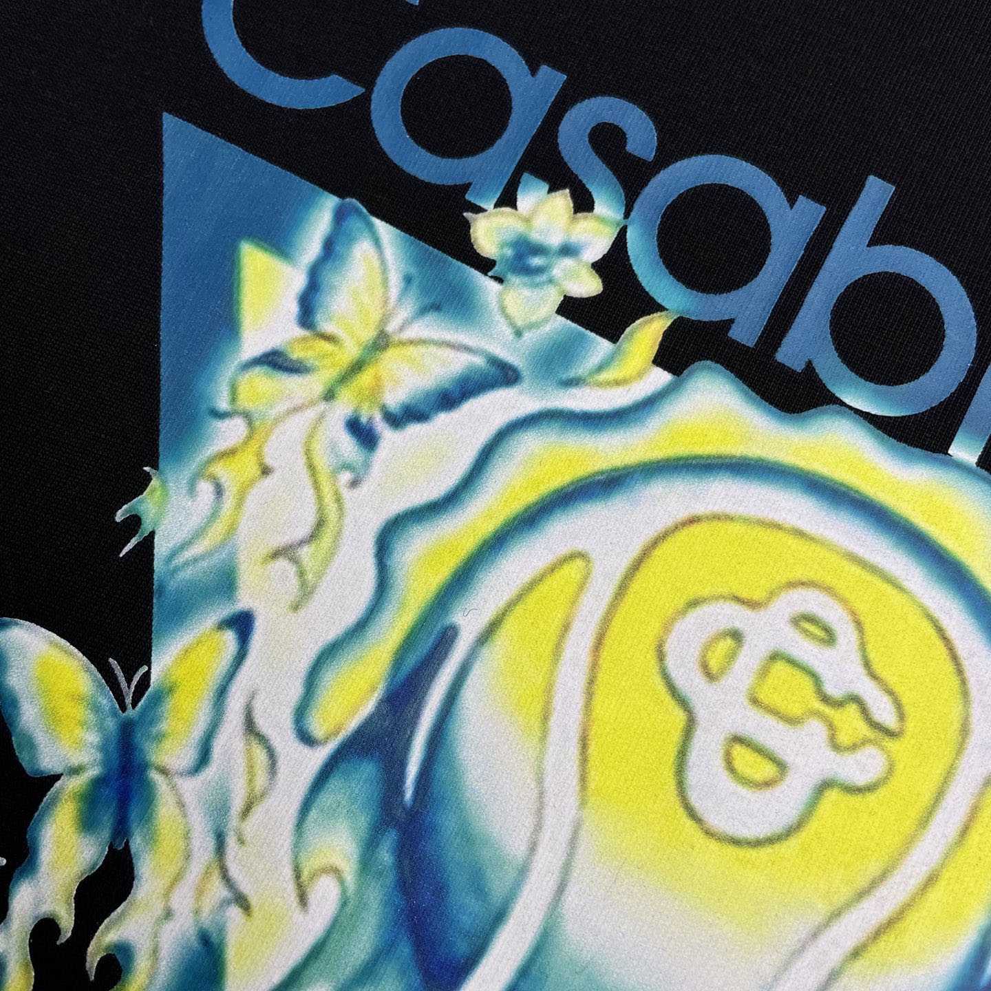 Casablanca Black Tennis Club Icon Short Sleeve T‑shirt C1123 - DesignerGu