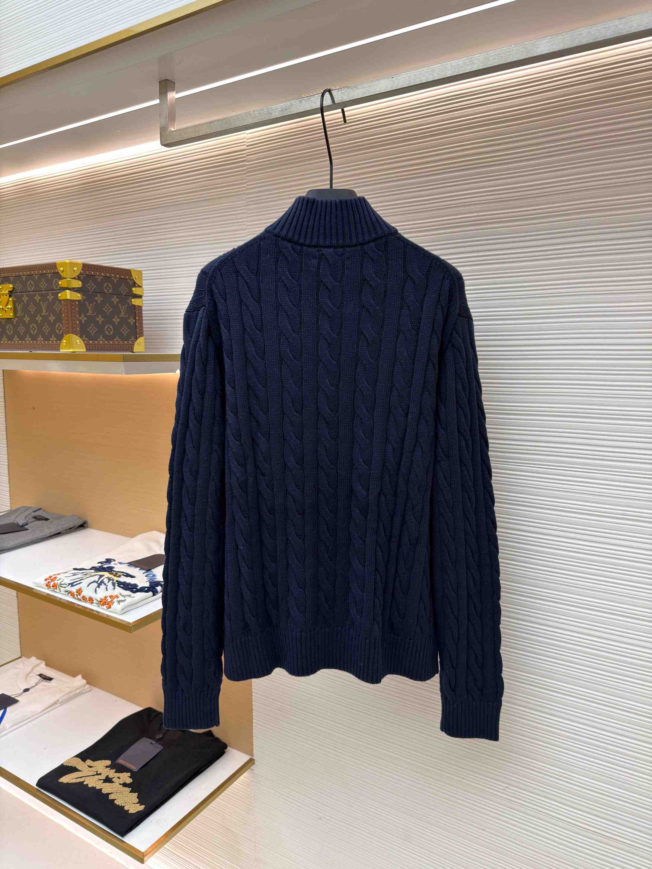 Polo Ralph Cable-Knit Cotton Quarter-Zip Jumper - DesignerGu