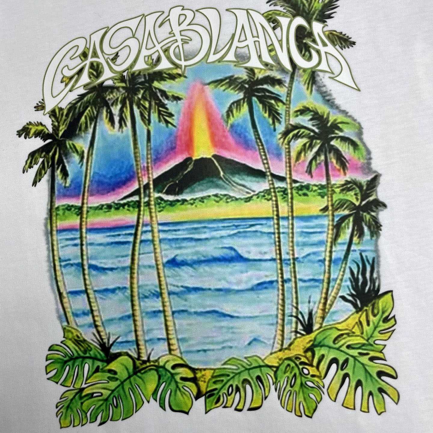 Casablanca Volcano Short Sleeve T‑Shirt C1130 - DesignerGu