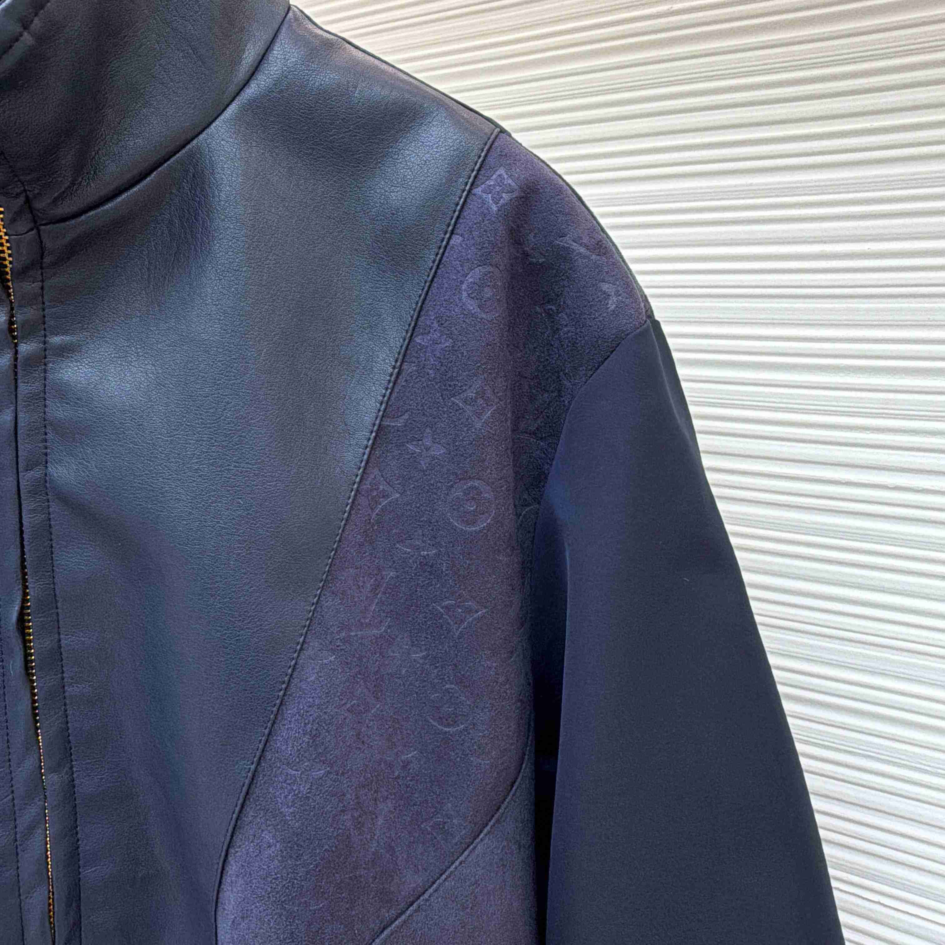 Louis Vuitton Leather Mix Track Top 1AJB73 - DesignerGu