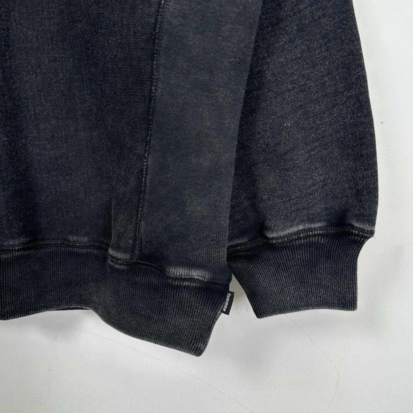 Supreme 25SS Wash Box Logo Crewneck 'Black' - DesignerGu