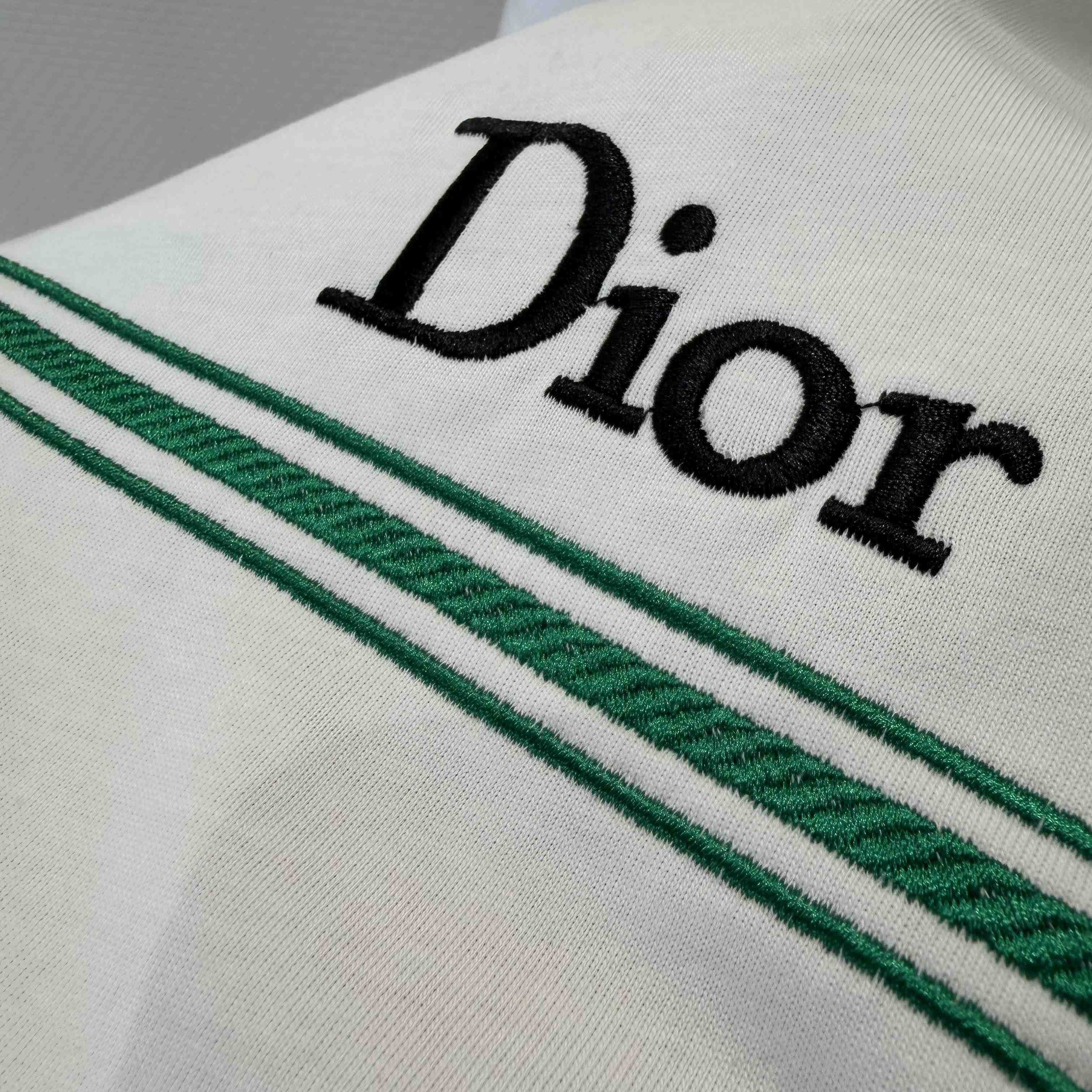 Dior T-Shirt with Book Cover Embroidery - DesignerGu