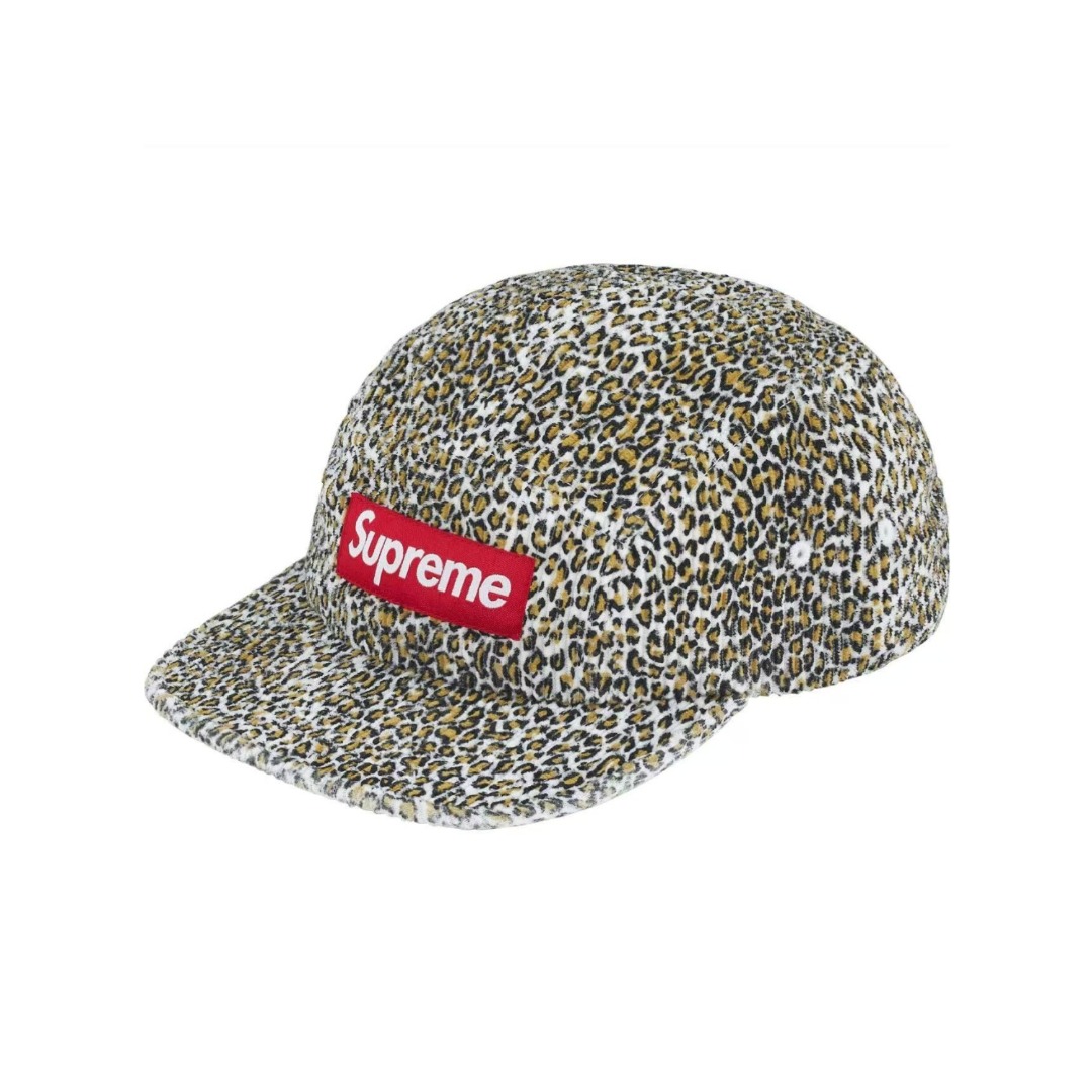 Supreme Corduroy Camp Cap 'Leopard' - DesignerGu