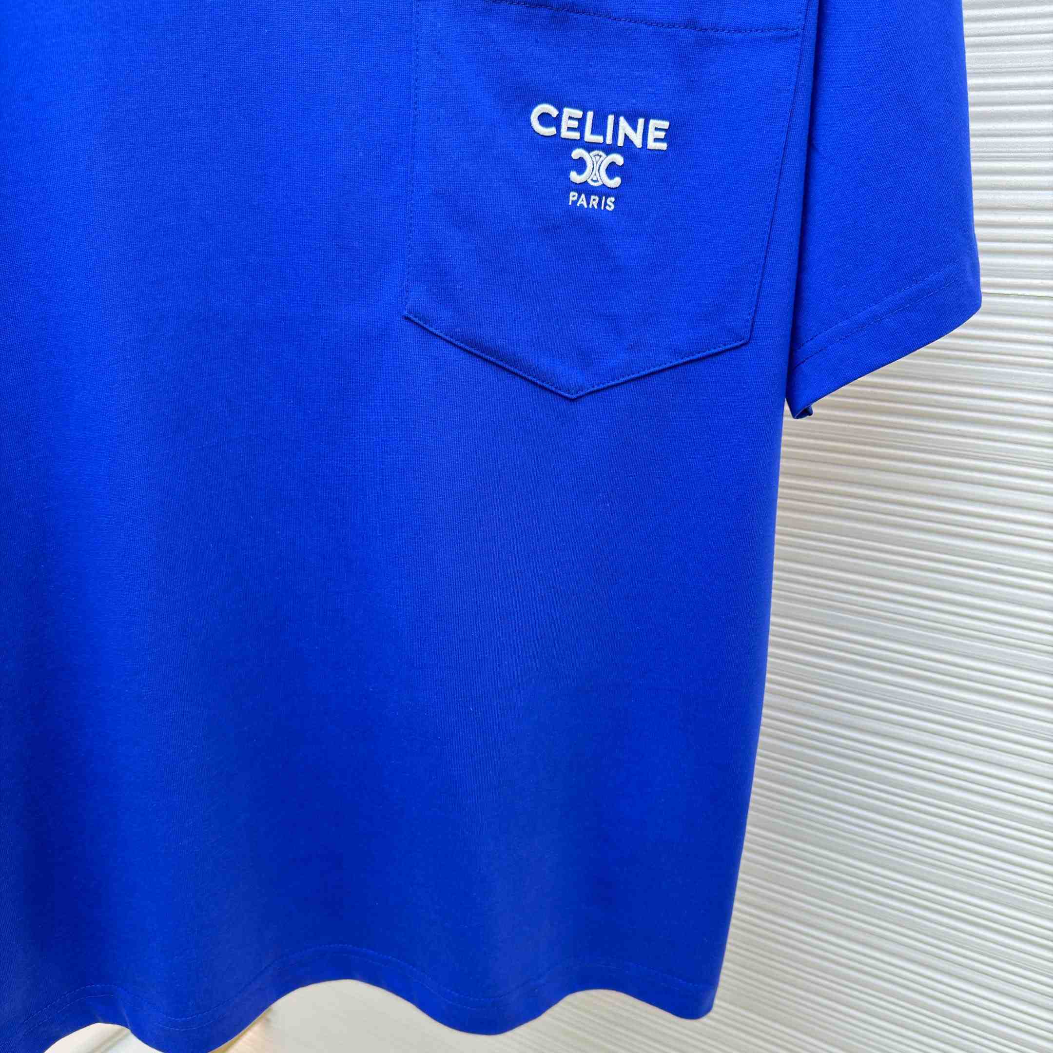 Celine T-SHIRT IN Cotton Jersey - DesignerGu