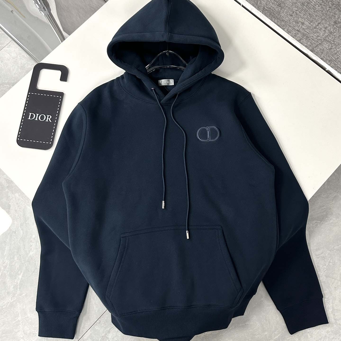 Dior CD Icon Cotton Hooded Sweatshirt - DesignerGu