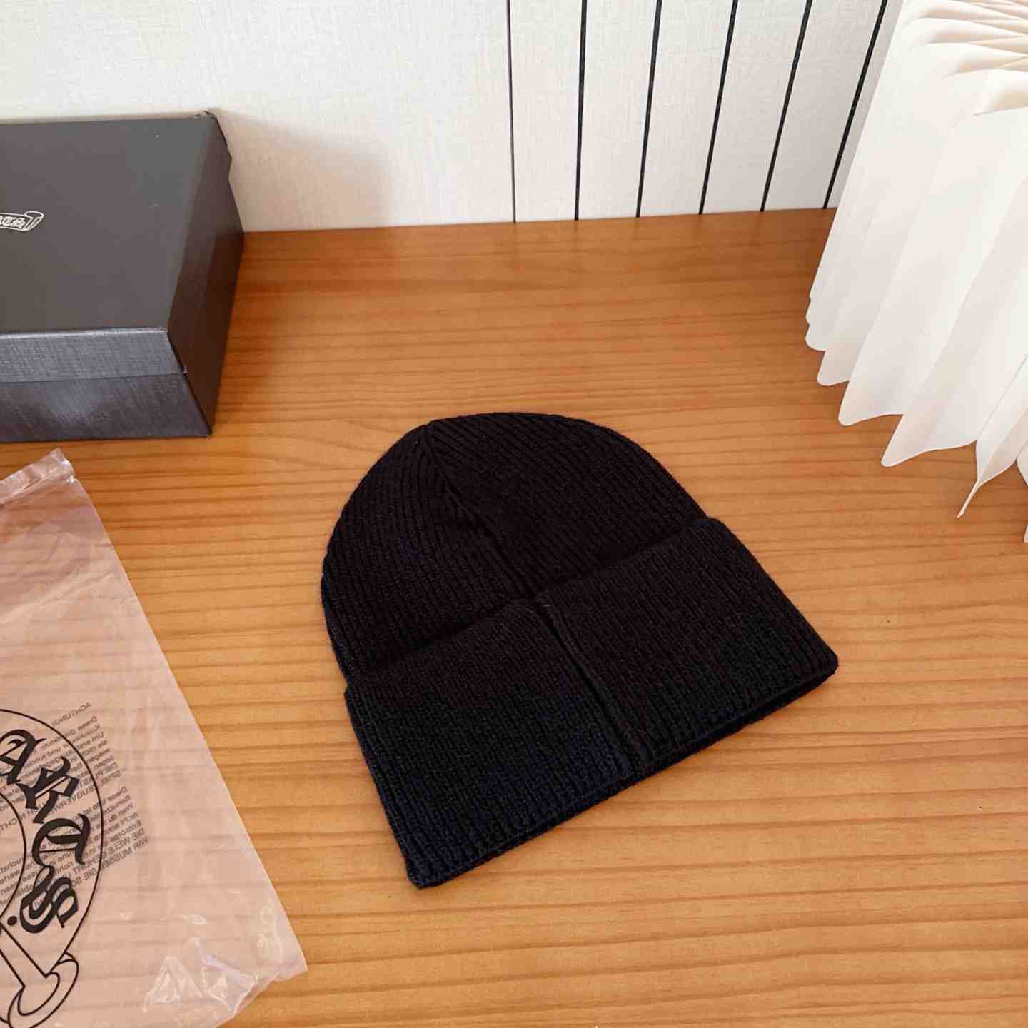 Chrome Heart Beanie Black - DesignerGu