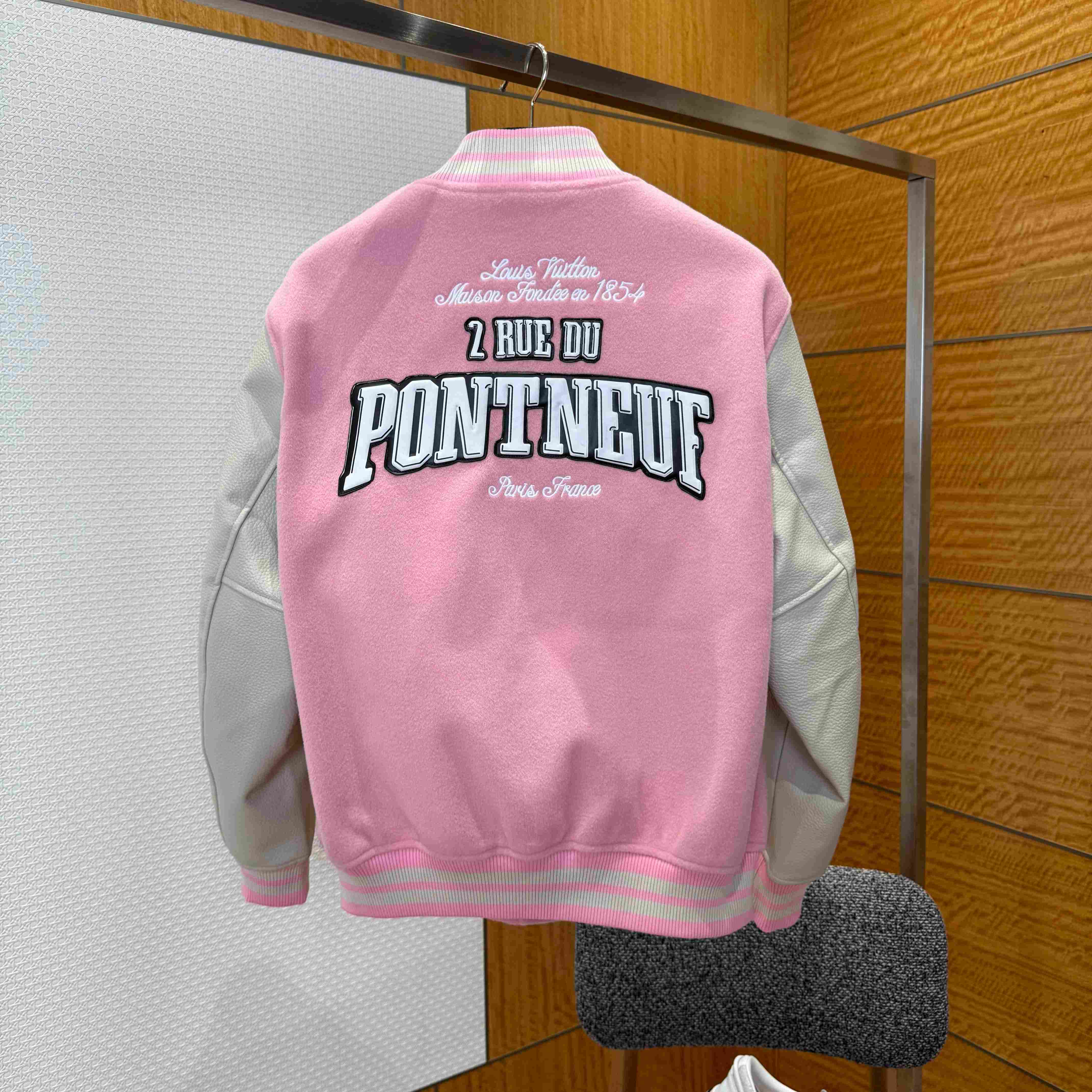 Louis Vuitton Signature Leather Varsity Jacket 1AILZ7 - DesignerGu