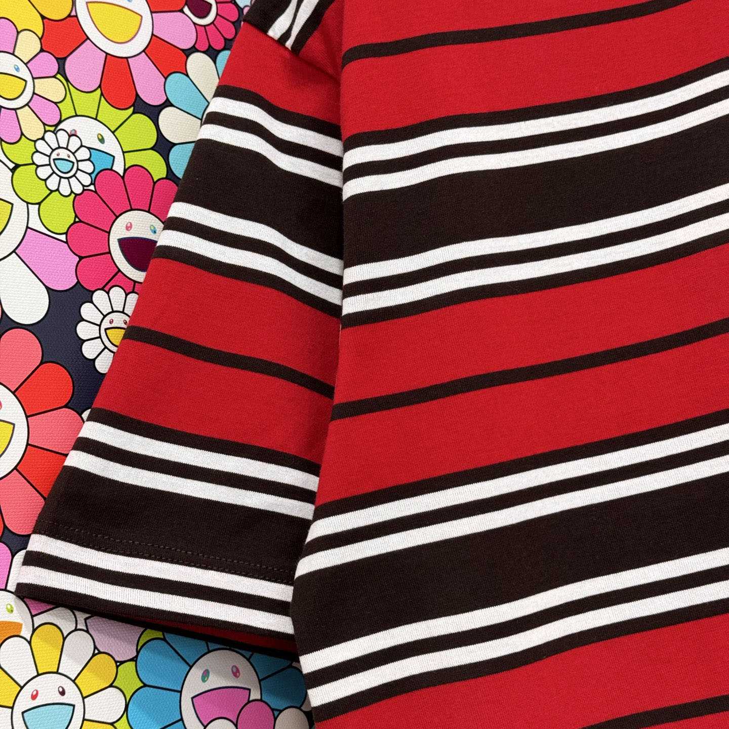 Fendi Oversized Striped Jersey T-shirt - DesignerGu