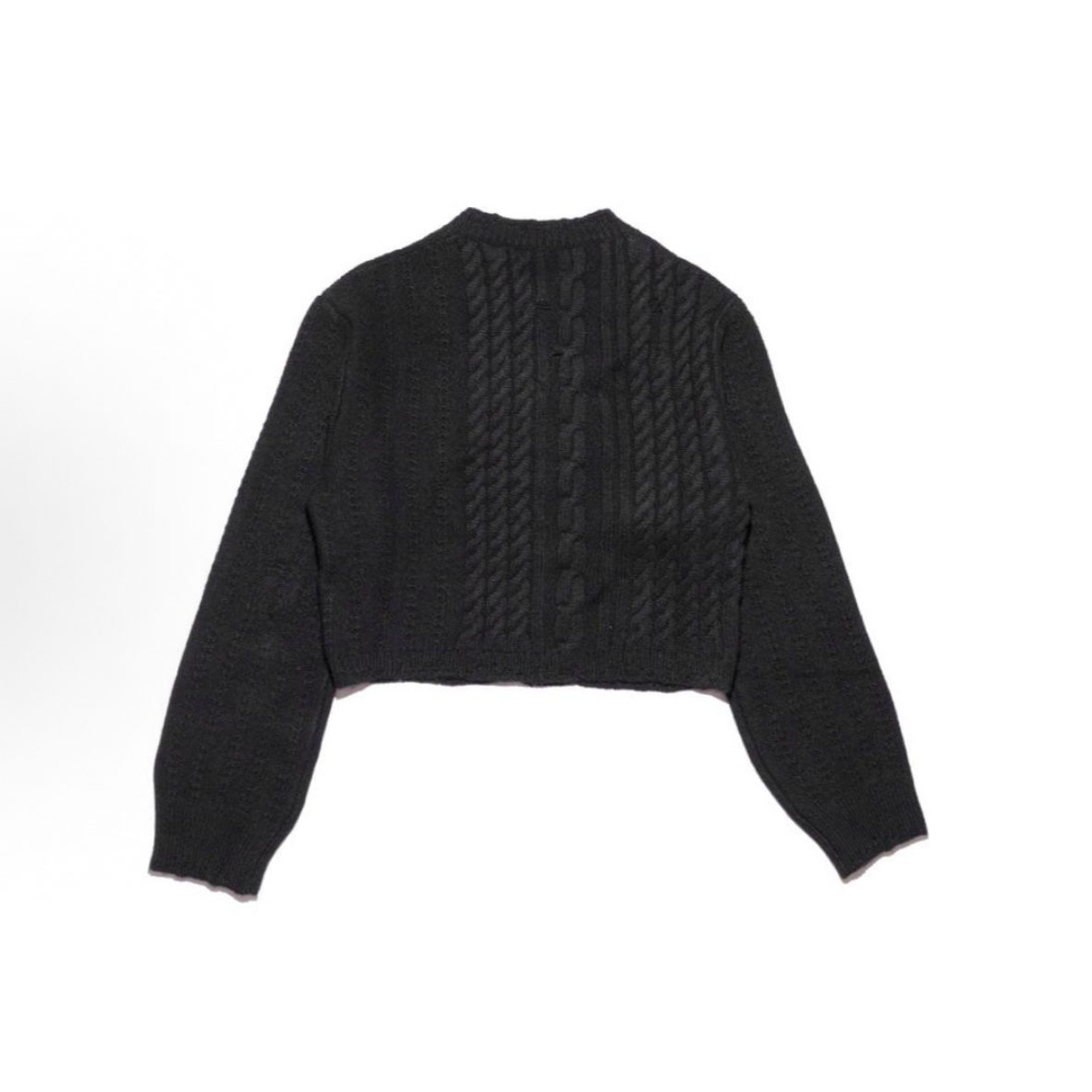 Enfants Riches Déprimés Cable Knit Cropped Cardigan - DesignerGu