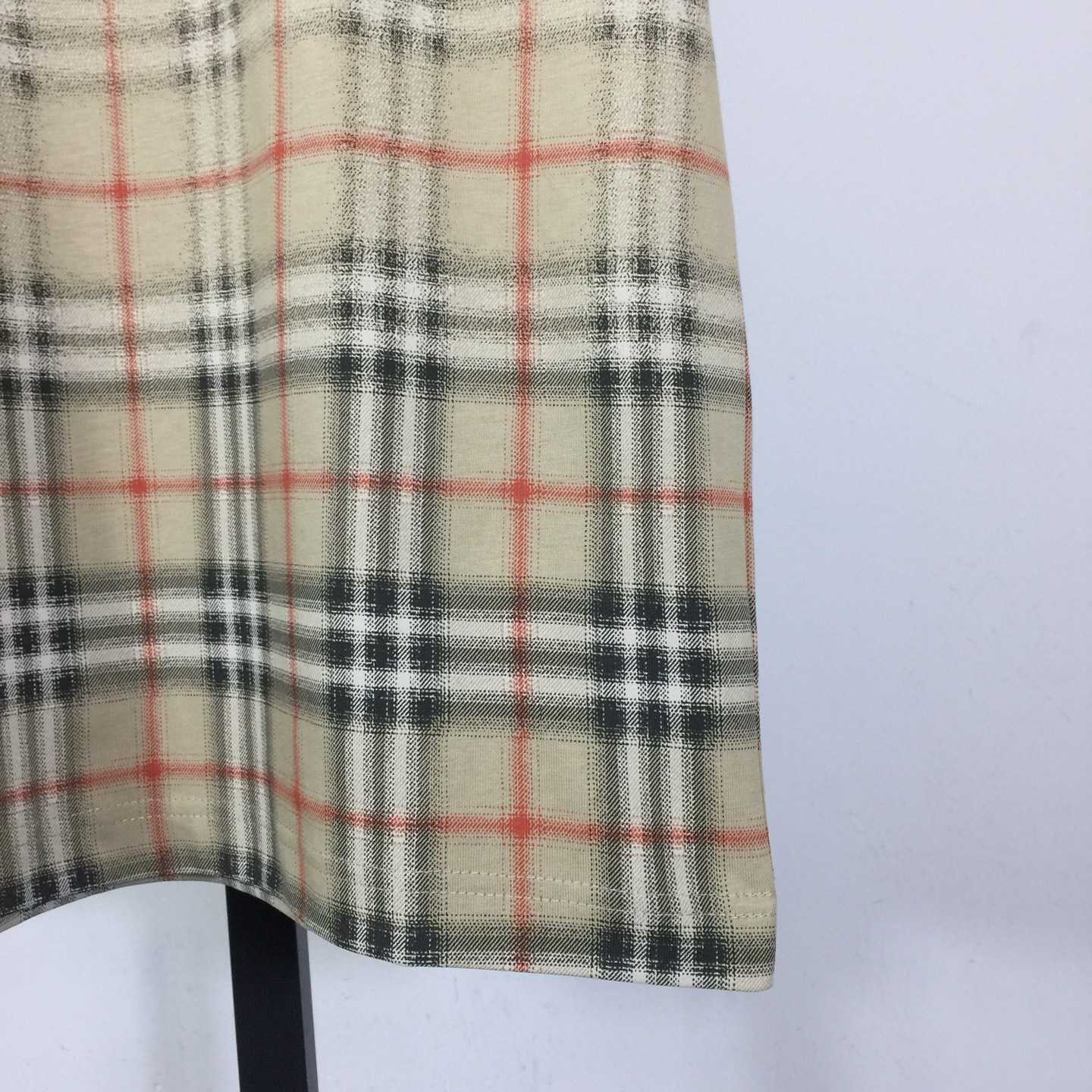 Burberry Gradient Check Cotton T-shirt - DesignerGu