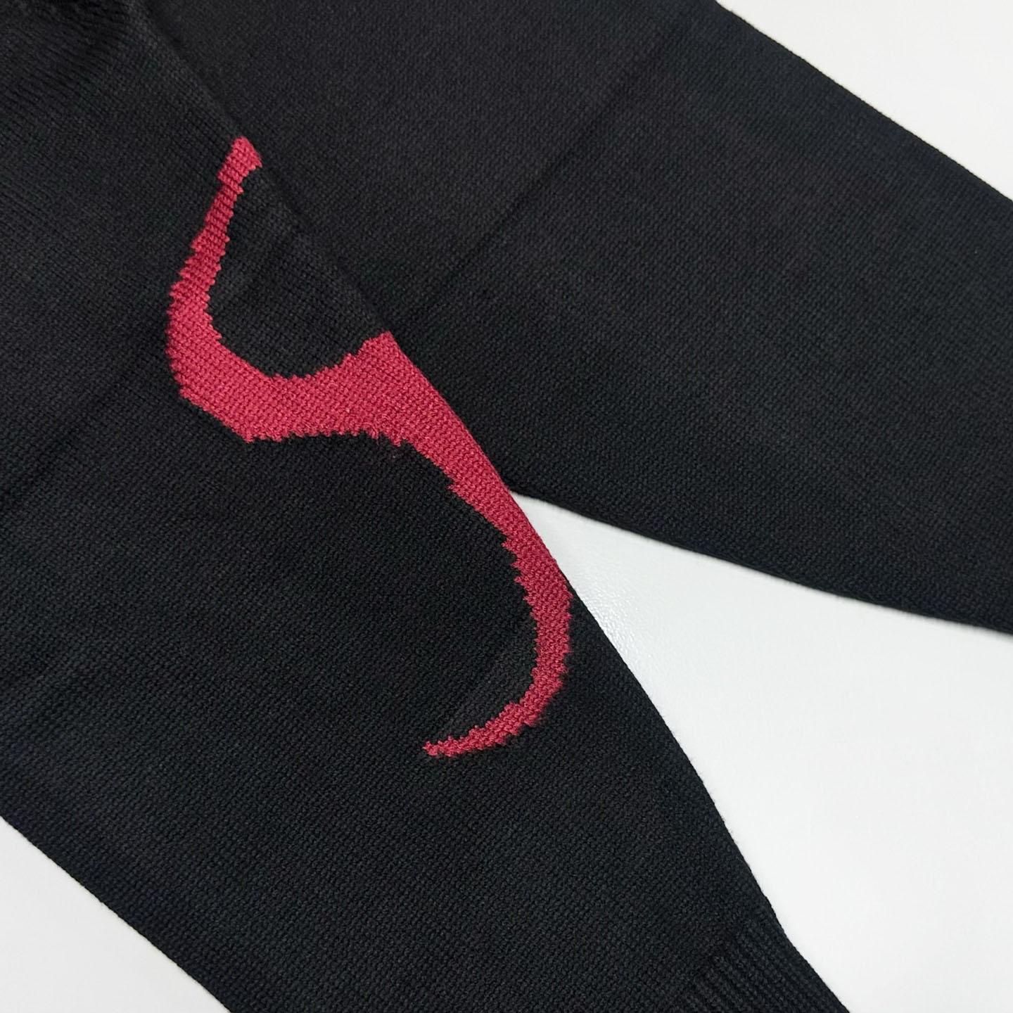 Enfants Riches Déprimés 77 (Tears) Sweater 'Black/Burgundy' - DesignerGu