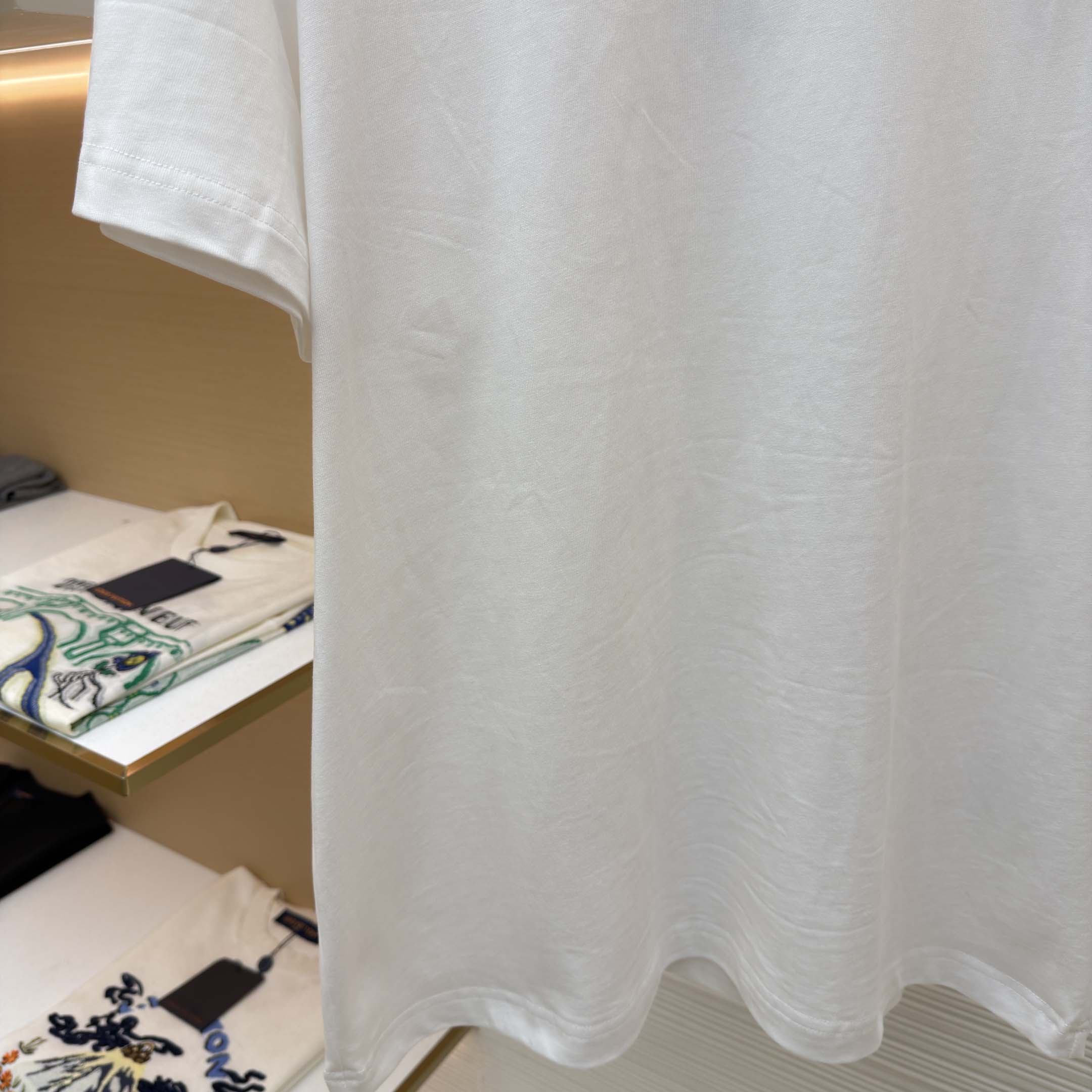 Moncler Embroidered Logo Cotton T-Shirt   - DesignerGu