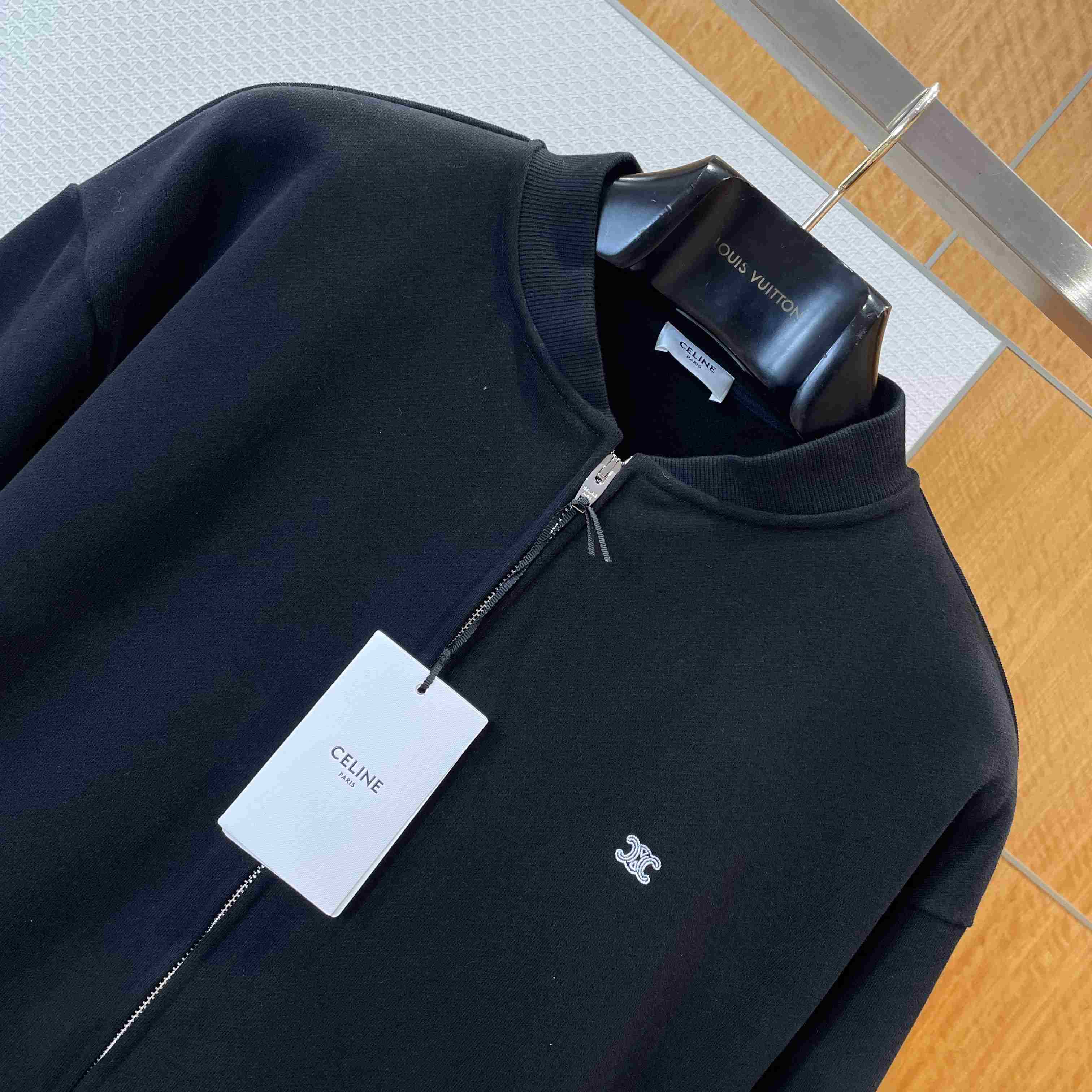 Celine Teddy Jacket IN Cotton Fleece - DesignerGu