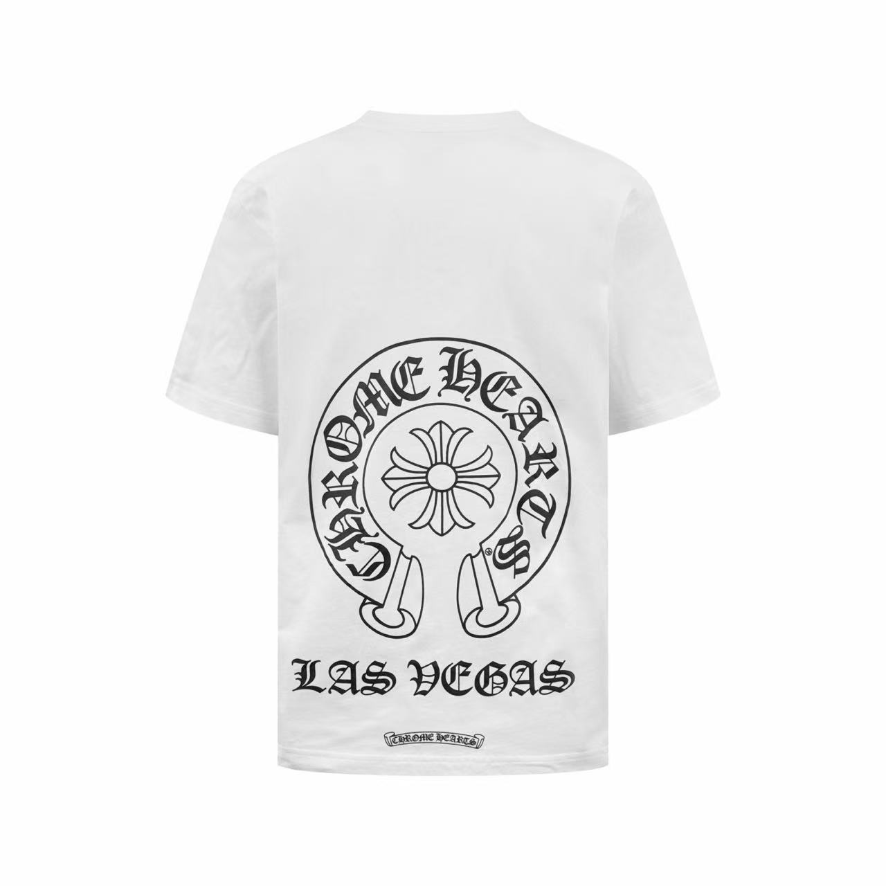 Chrome Hearts Las Vegas Exclusive Horseshoe Logo Pocket T-Shirt 'Black' - DesignerGu