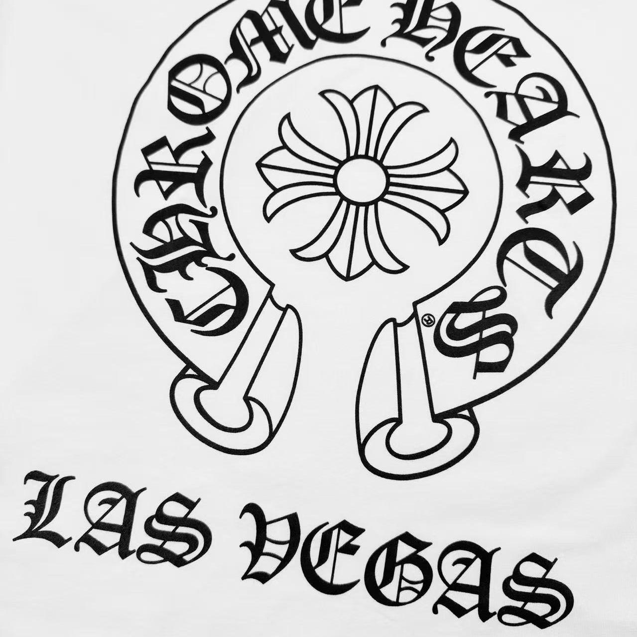 Chrome Hearts Las Vegas Exclusive Horseshoe Logo Pocket T-Shirt 'Black' - DesignerGu
