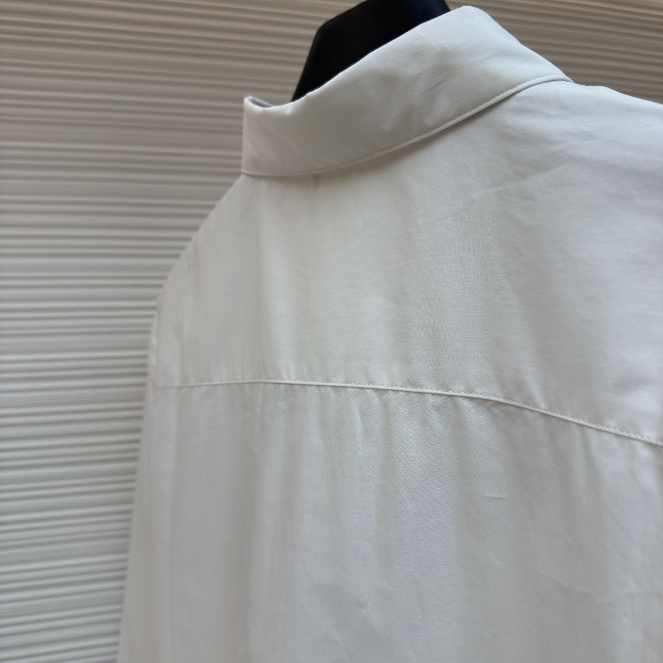 Dior Shirt with CD Box Embroidery - DesignerGu