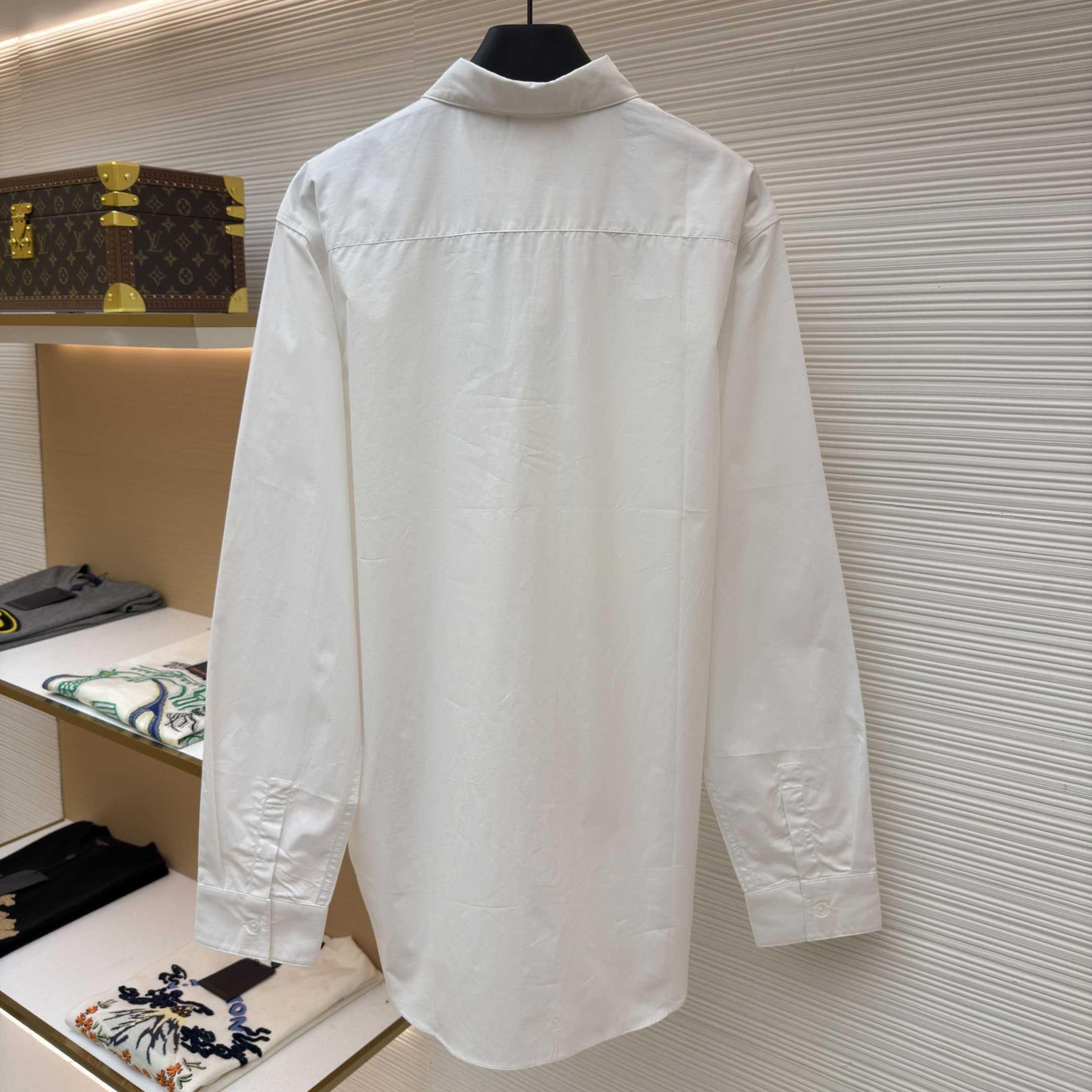 Dior Shirt with CD Box Embroidery - DesignerGu