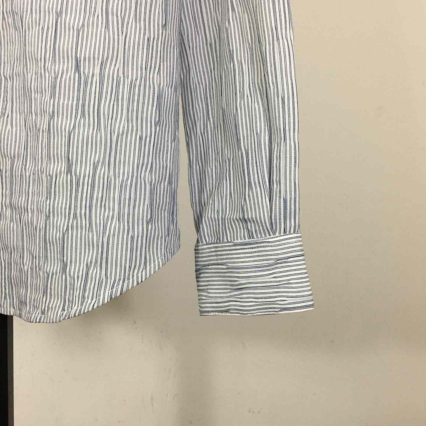 Loewe Striped Long-Sleeve Shirt 'Blue/White' - DesignerGu