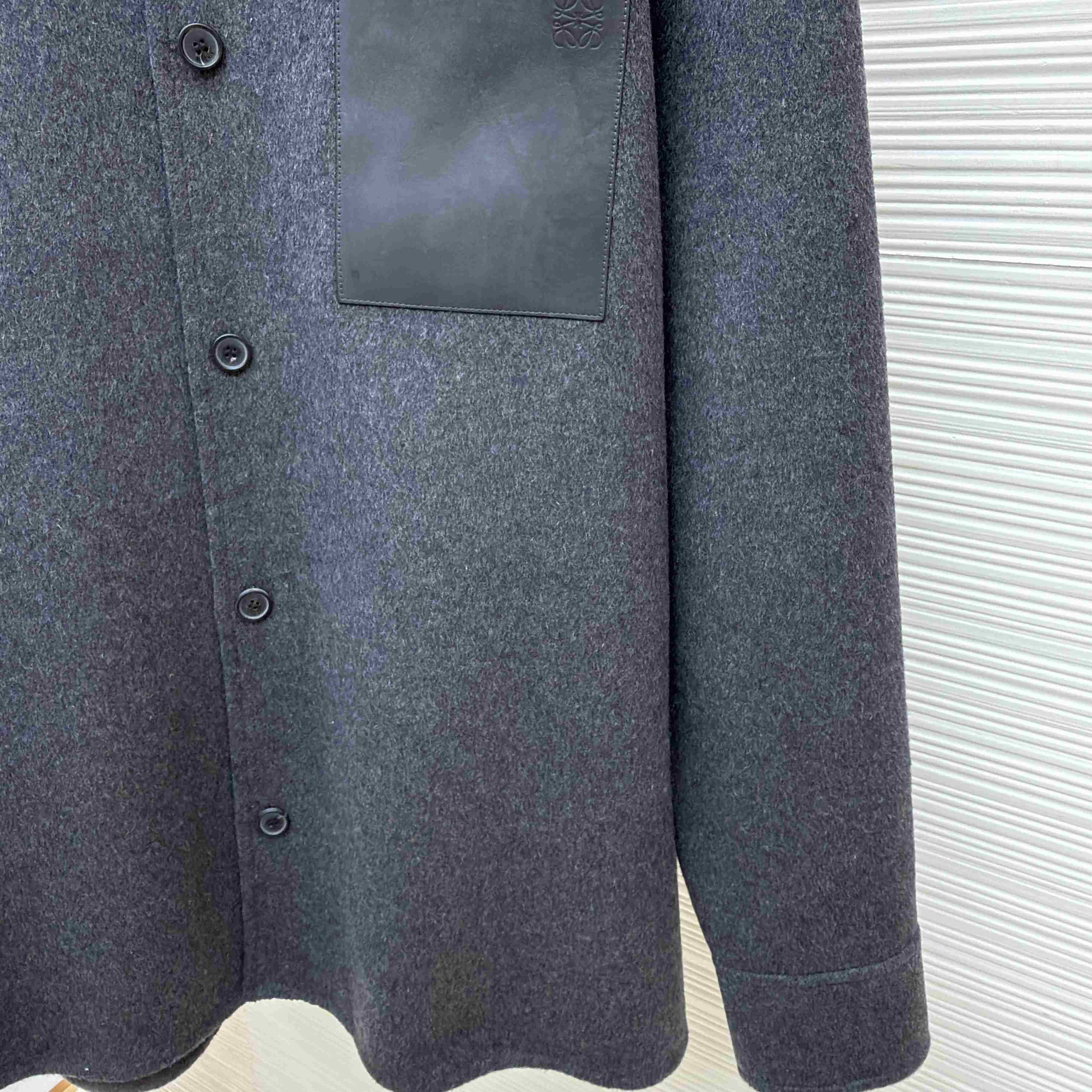 Loewe Overshirt In Wool And Cashmere - DesignerGu