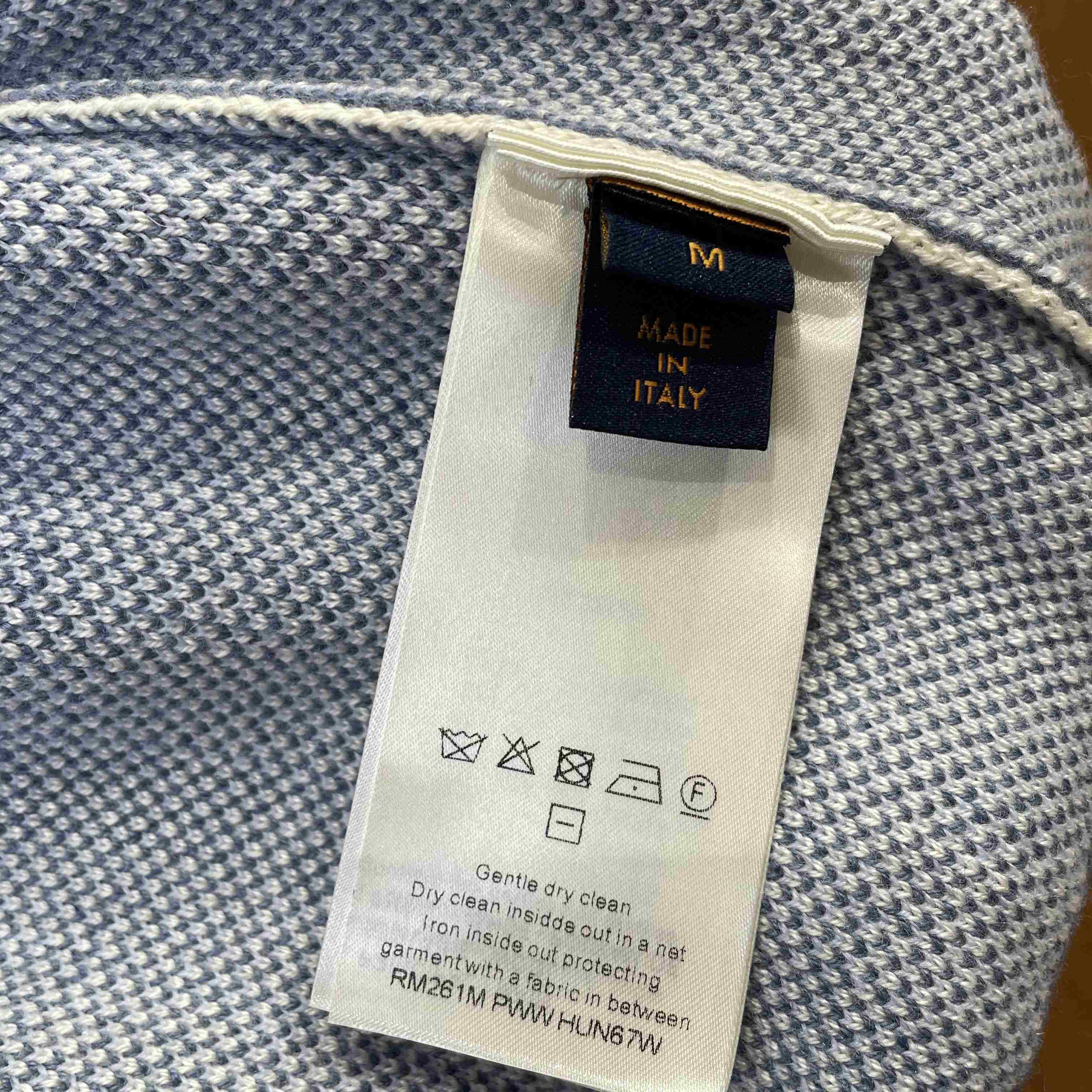 Louis Vuitton Striped Jacquard Cardigan 1AJUHI - DesignerGu