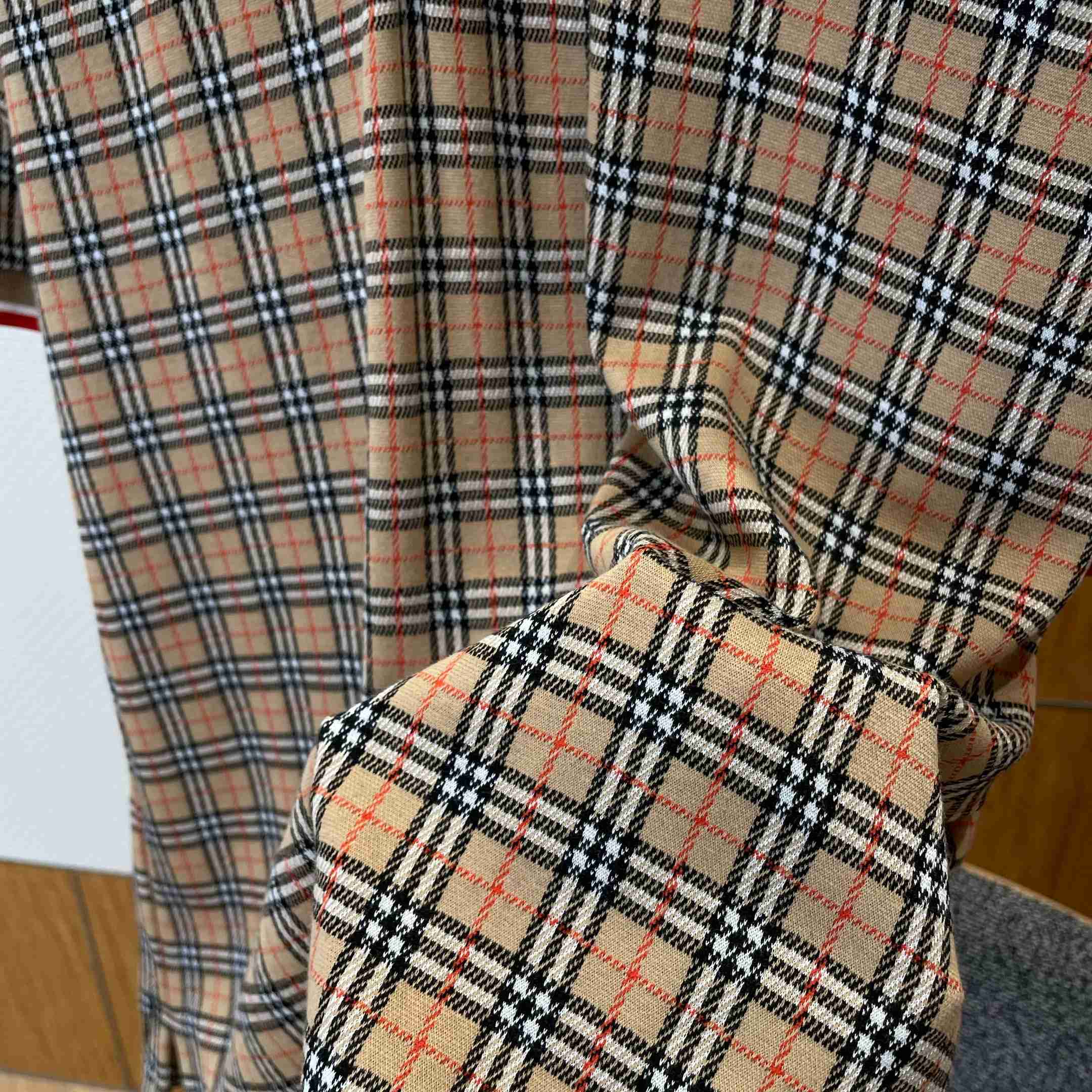 Burberry Check Cotton Blend Polo Shirt - DesignerGu