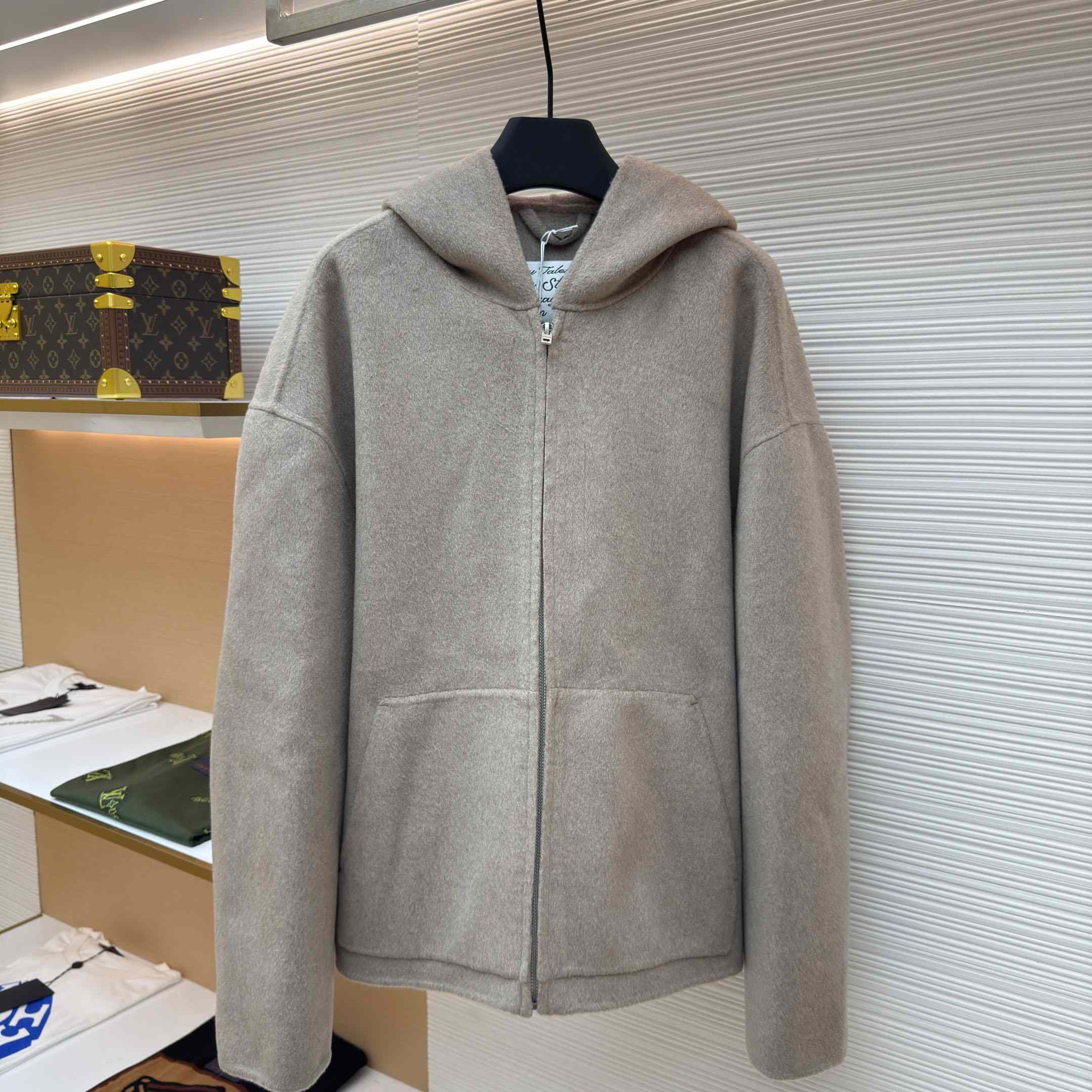 Acne Studios Cashmere Jacket With Hood - DesignerGu