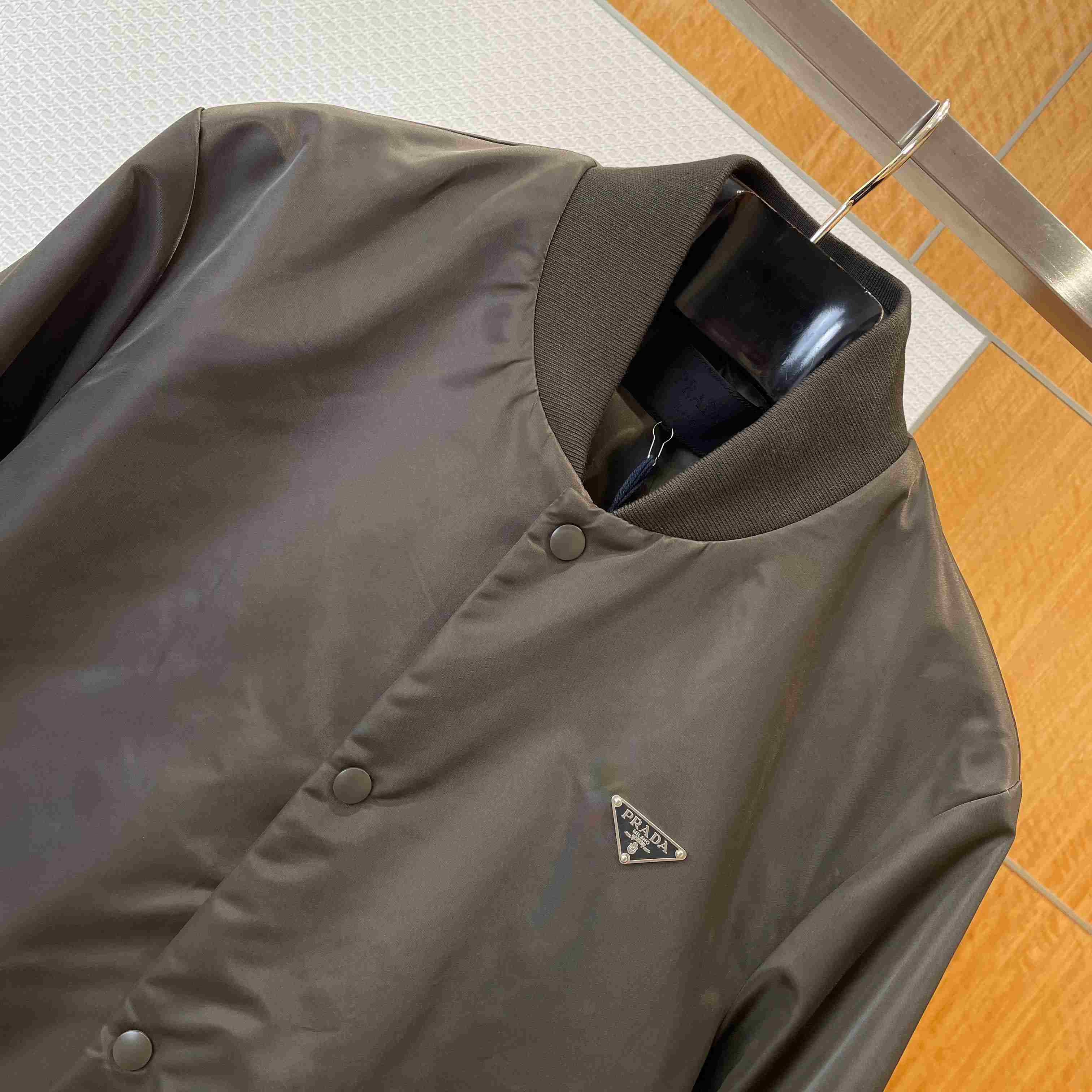 Prada Re-Nylon Bomber Jacket - DesignerGu