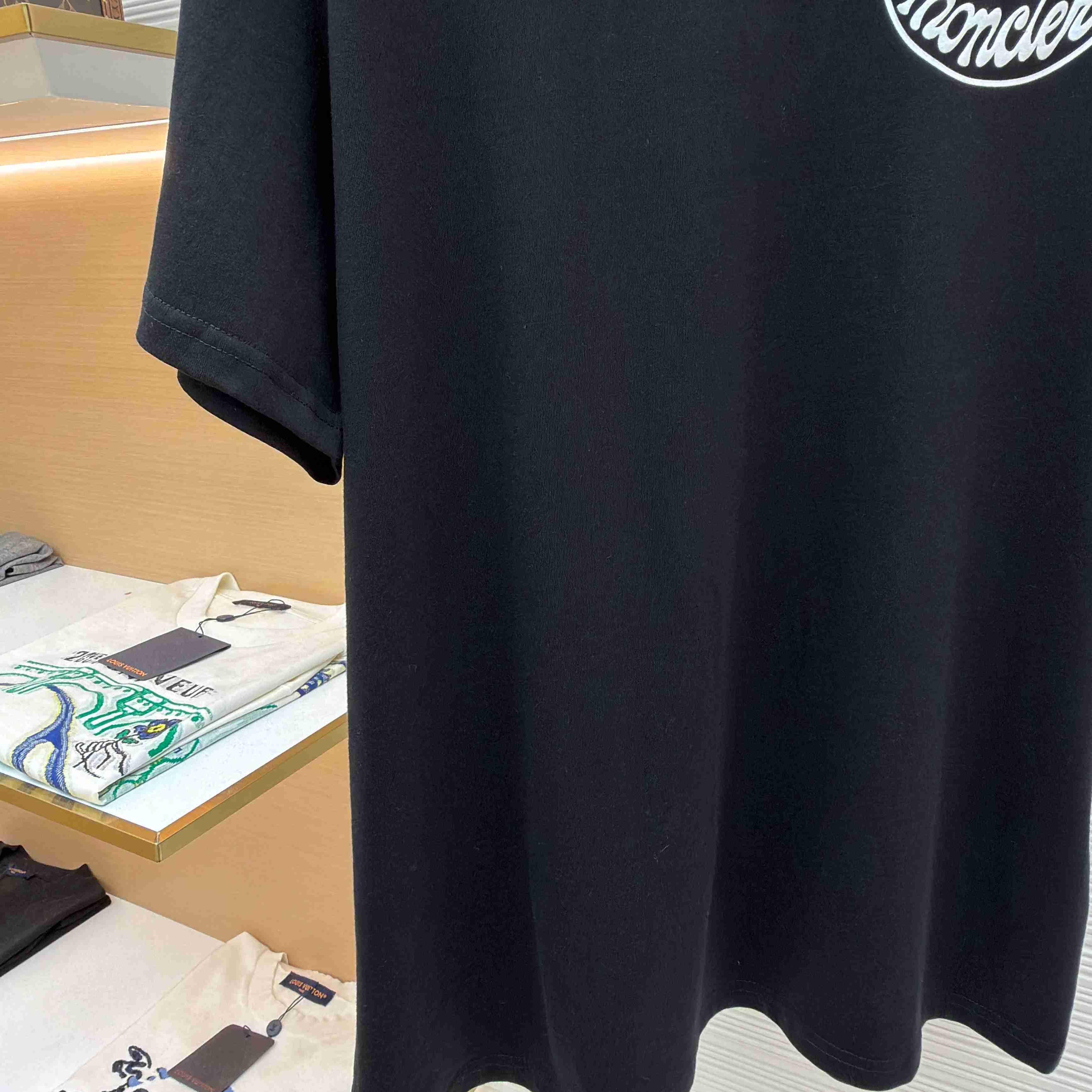 Moncler Logo Cotton T-Shirt - DesignerGu