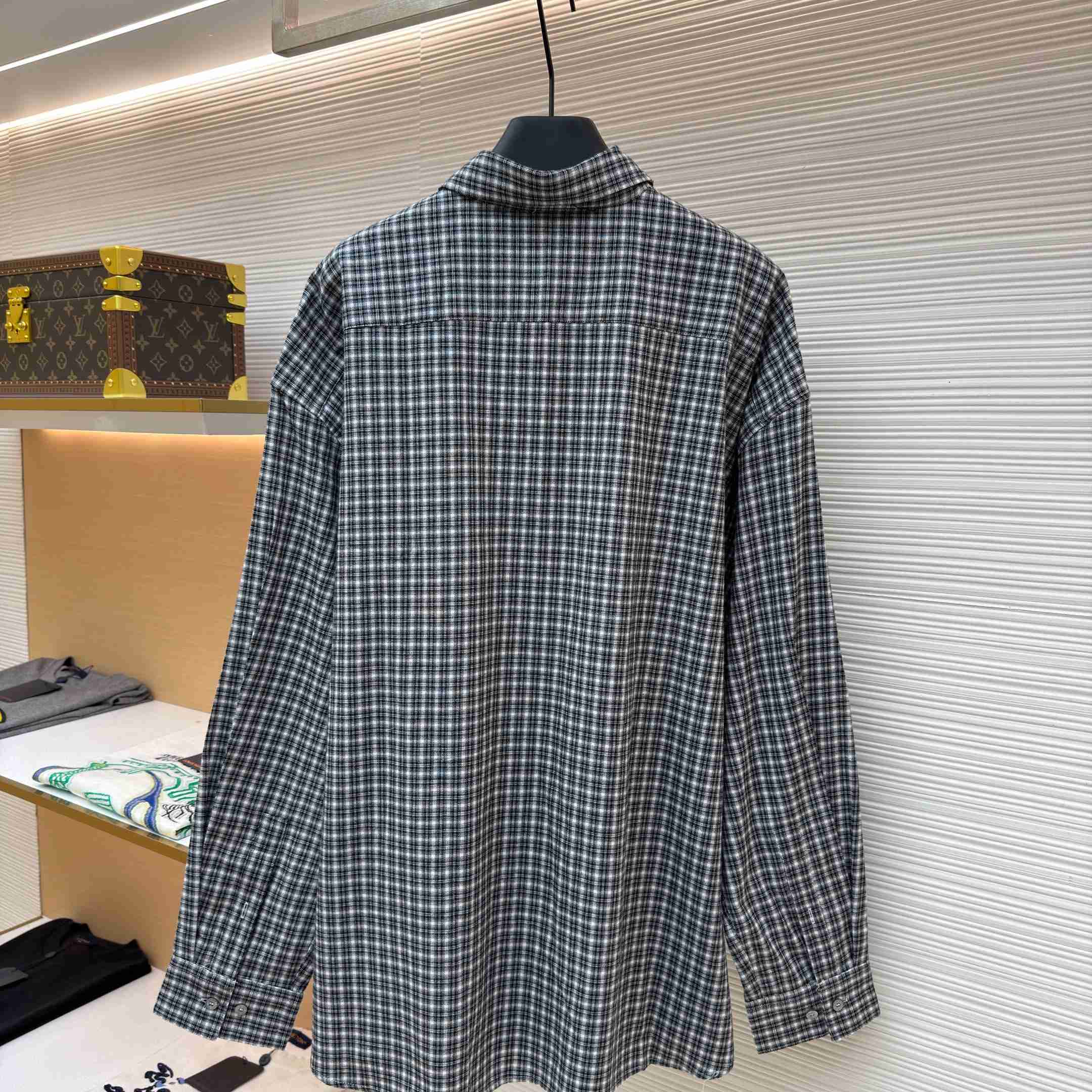 Acne Studios Flannel Button-up Shirt - DesignerGu