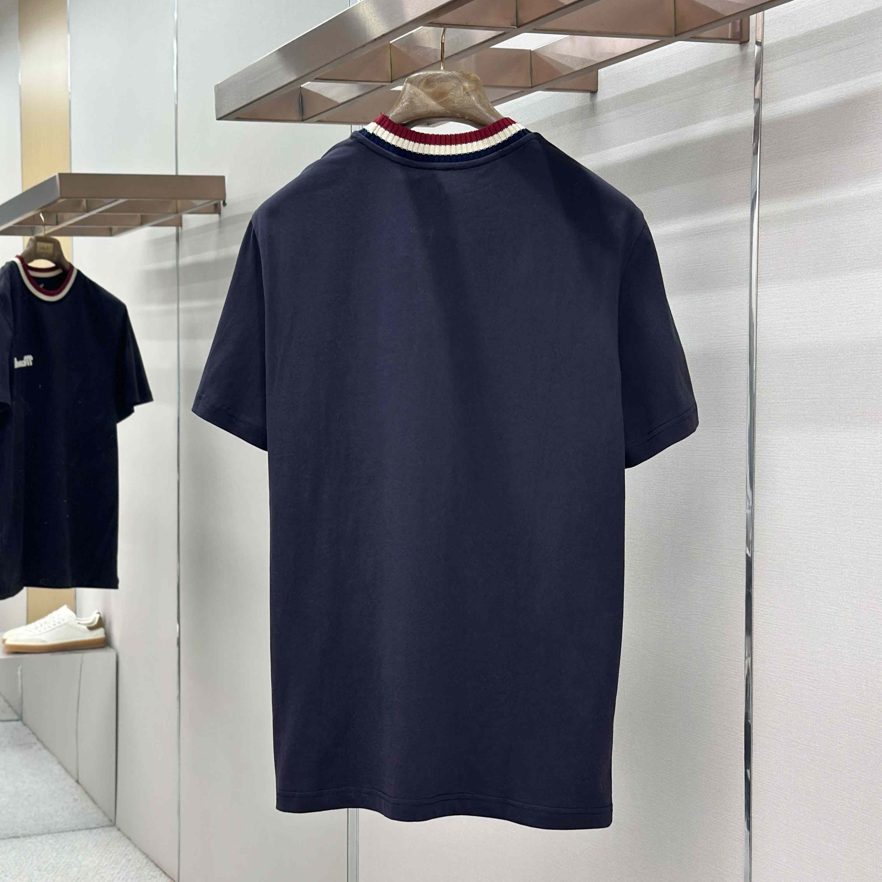 Moncler Embroidered Logo Cotton T-Shirt - DesignerGu